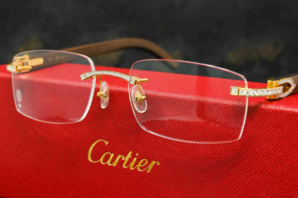 Mens cartier clear lens glasses hotsell