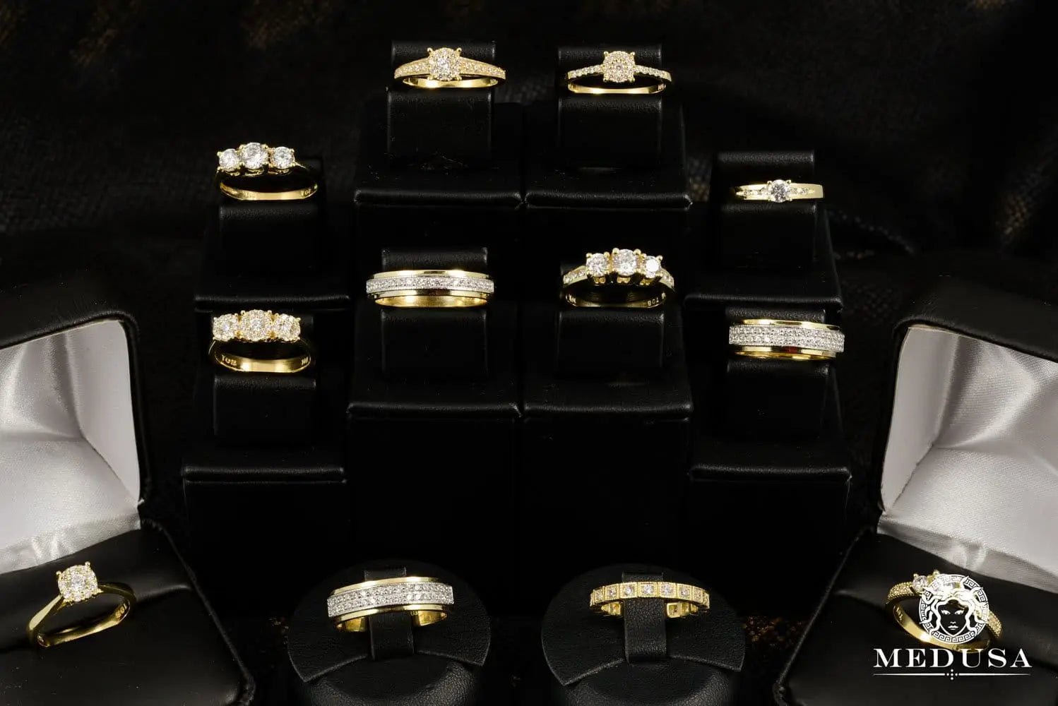 Anillos de compromiso de diamantes
