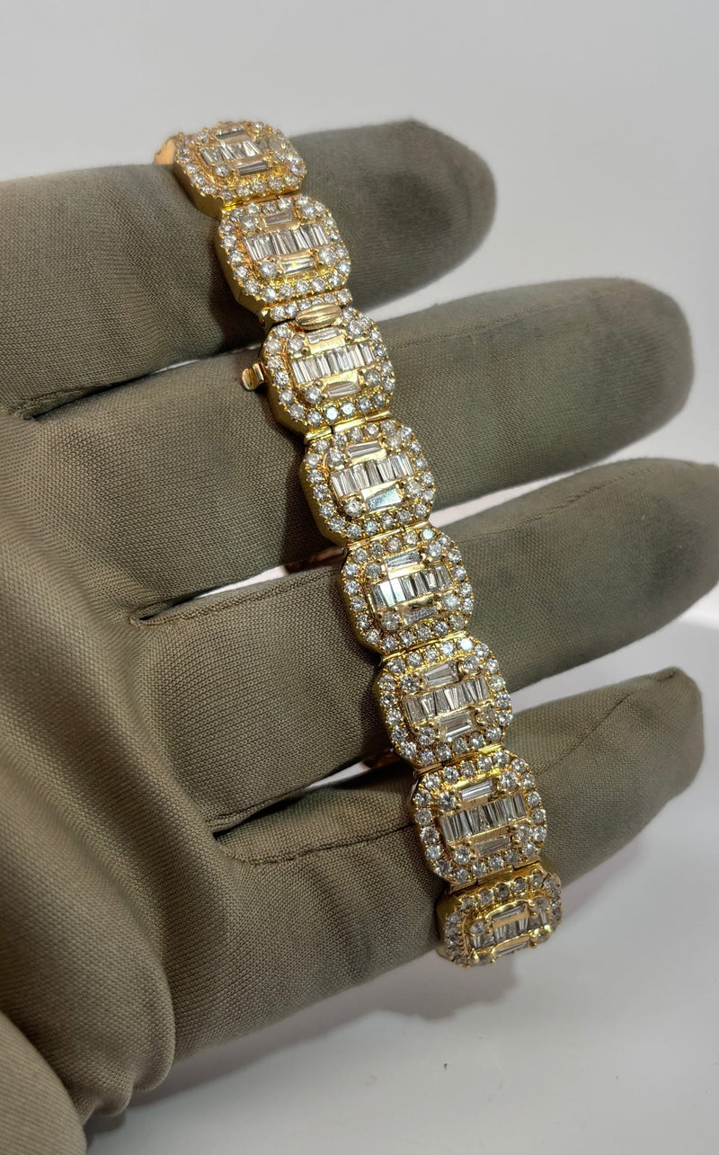 Bijoux Seconde Main | Remise à Neuf 13mm bracelet tennis square diamant