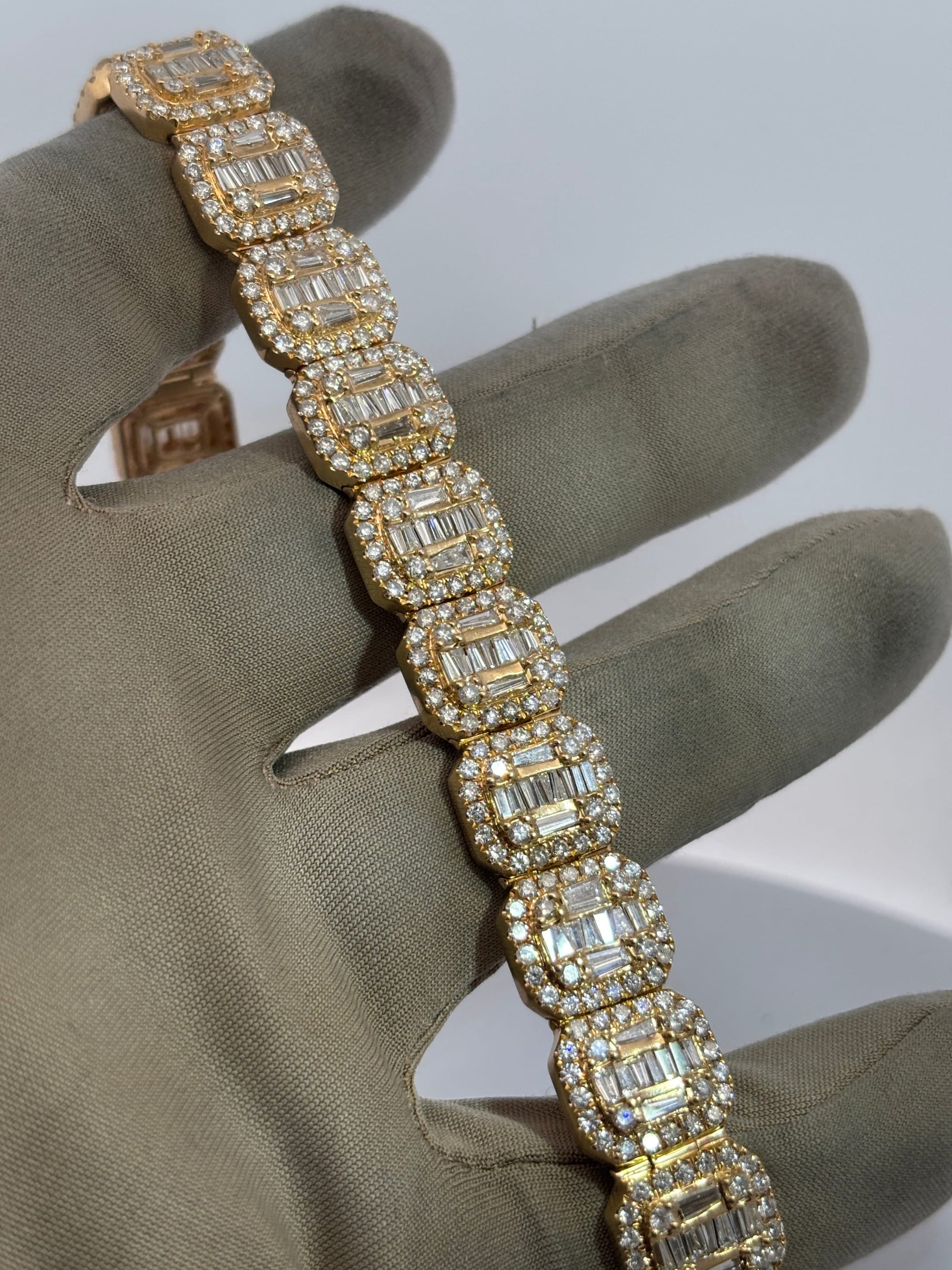 Bijoux Seconde Main | Remise à Neuf 13mm bracelet tennis square diamant