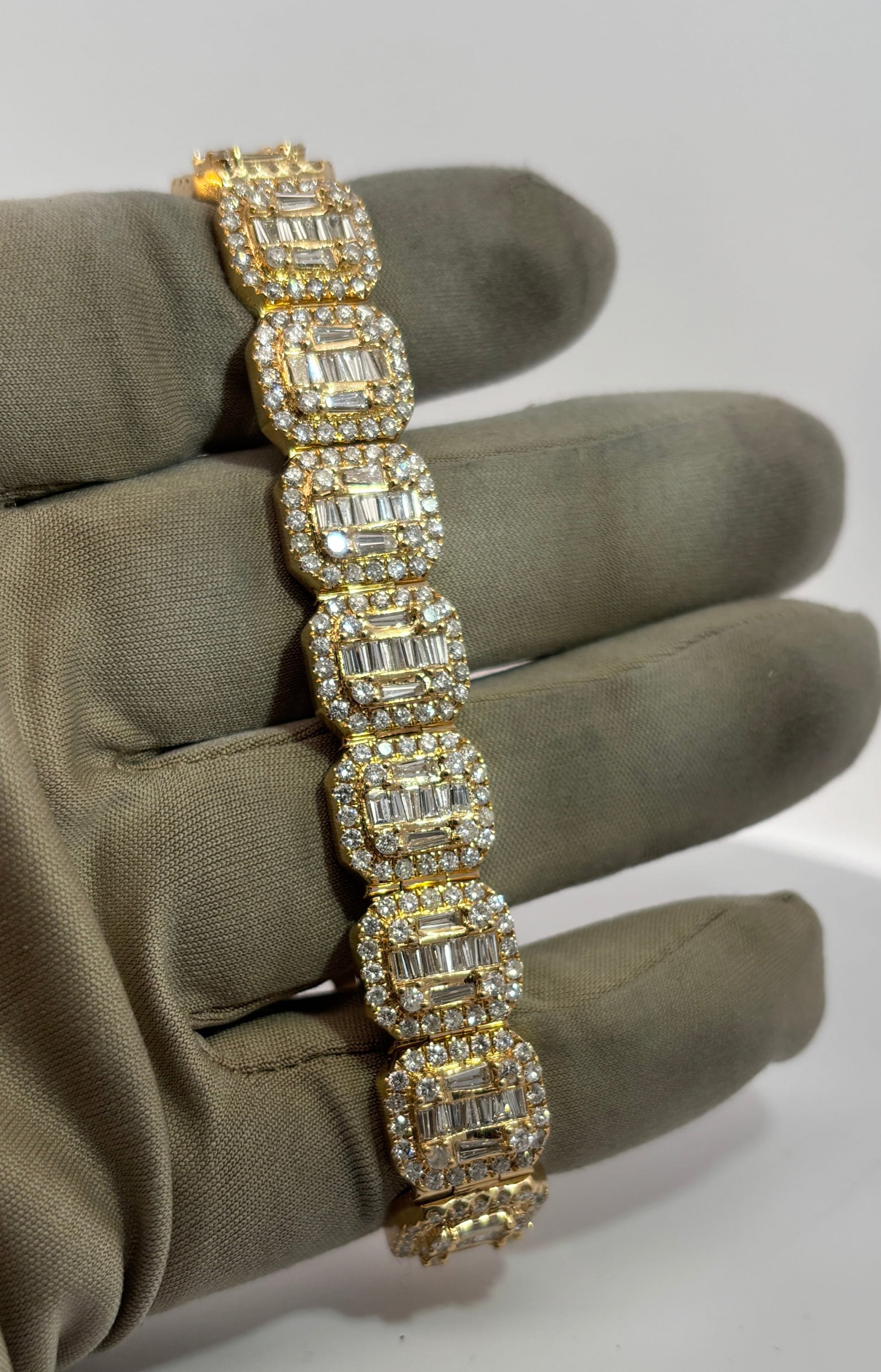 Bijoux Seconde Main | Remise à Neuf 13mm bracelet tennis square diamant