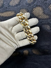 Bijoux Seconde Main | Remise à Neuf 21mm JUMBO Bracelet Cuban Solid