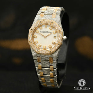 26mm Audemars Piguet Royal Oak Lady -  MOP Diamond - Or 2 Tons