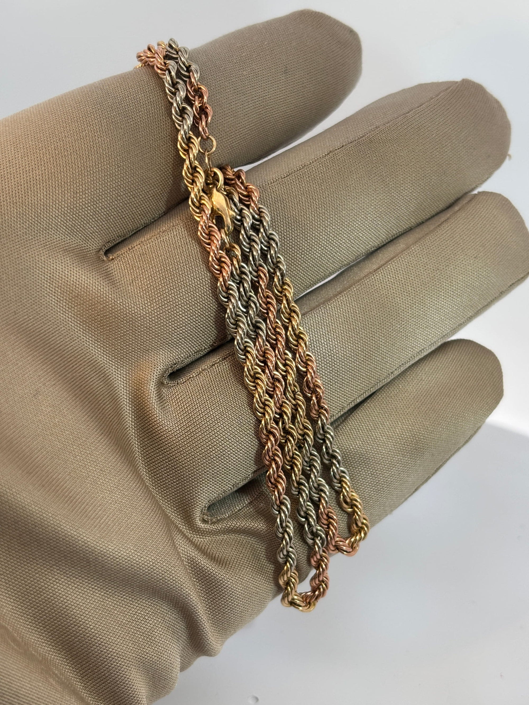 Bijoux Liquidation | Remise à Neuf 3.3mm torsade 3 tons