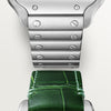 Reloj Cartier | Reloj Cartier Santos de acero inoxidable verde de 36 mm para hombre