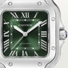 Cartier watch | Cartier Santos Green Stainless 36mm Men&#39;s Watch
