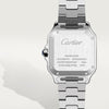 Reloj Cartier | Reloj Cartier Santos de acero inoxidable blanco de 36 mm para hombre