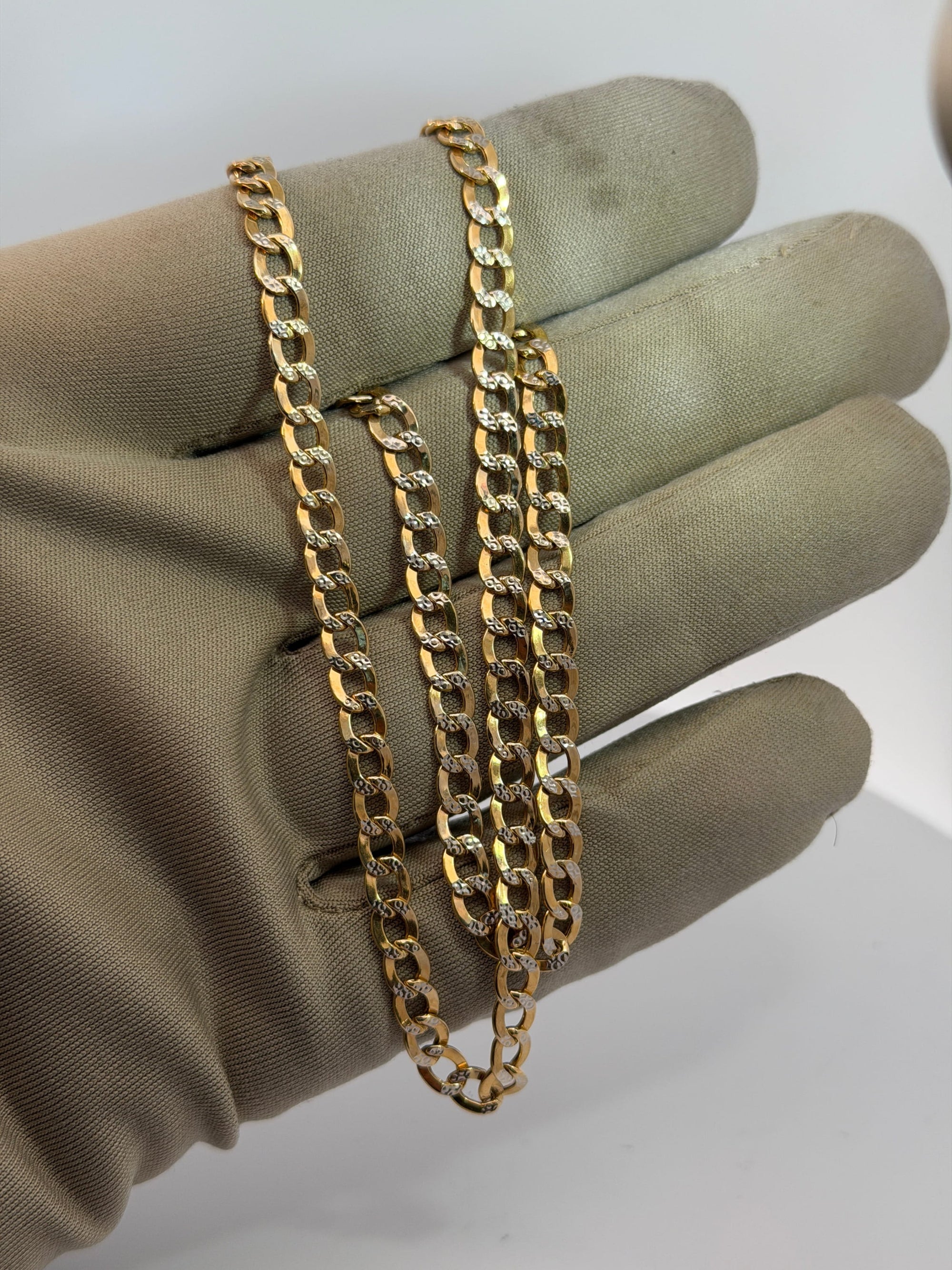 Bijoux Liquidation | Remise à Neuf 4.5mm Crub link diamond cut