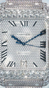 Montre Cartier | Montre Homme 40mm Cartier Santos 100 - Full Dial Iced Stainless