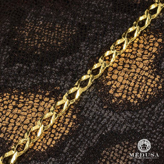 6.5mm Meshy M410 Bracelet  - 8'' / Yellow Gold