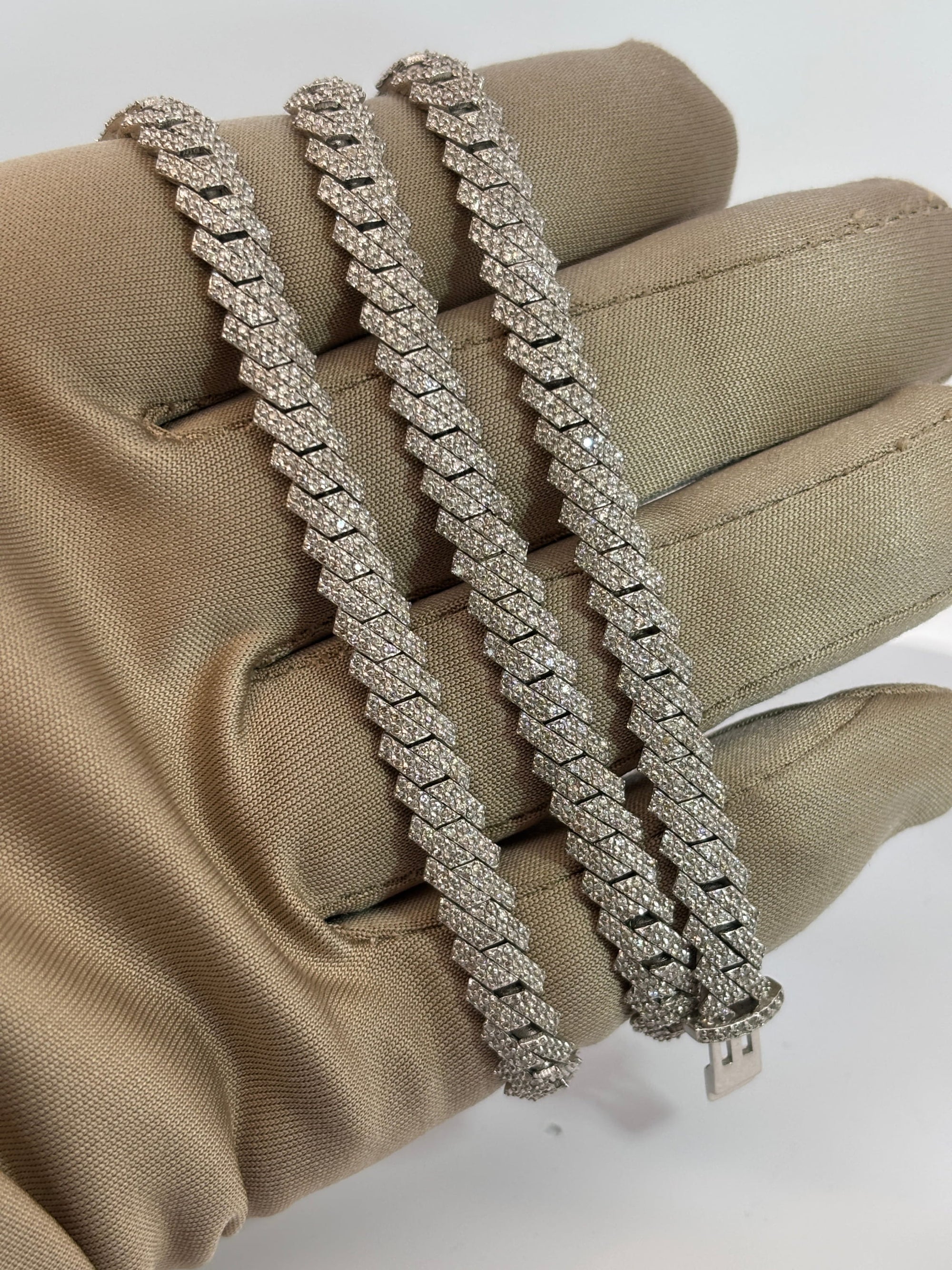 Bijoux Liquidation | Neuf 6.8mm cuban prong diamant