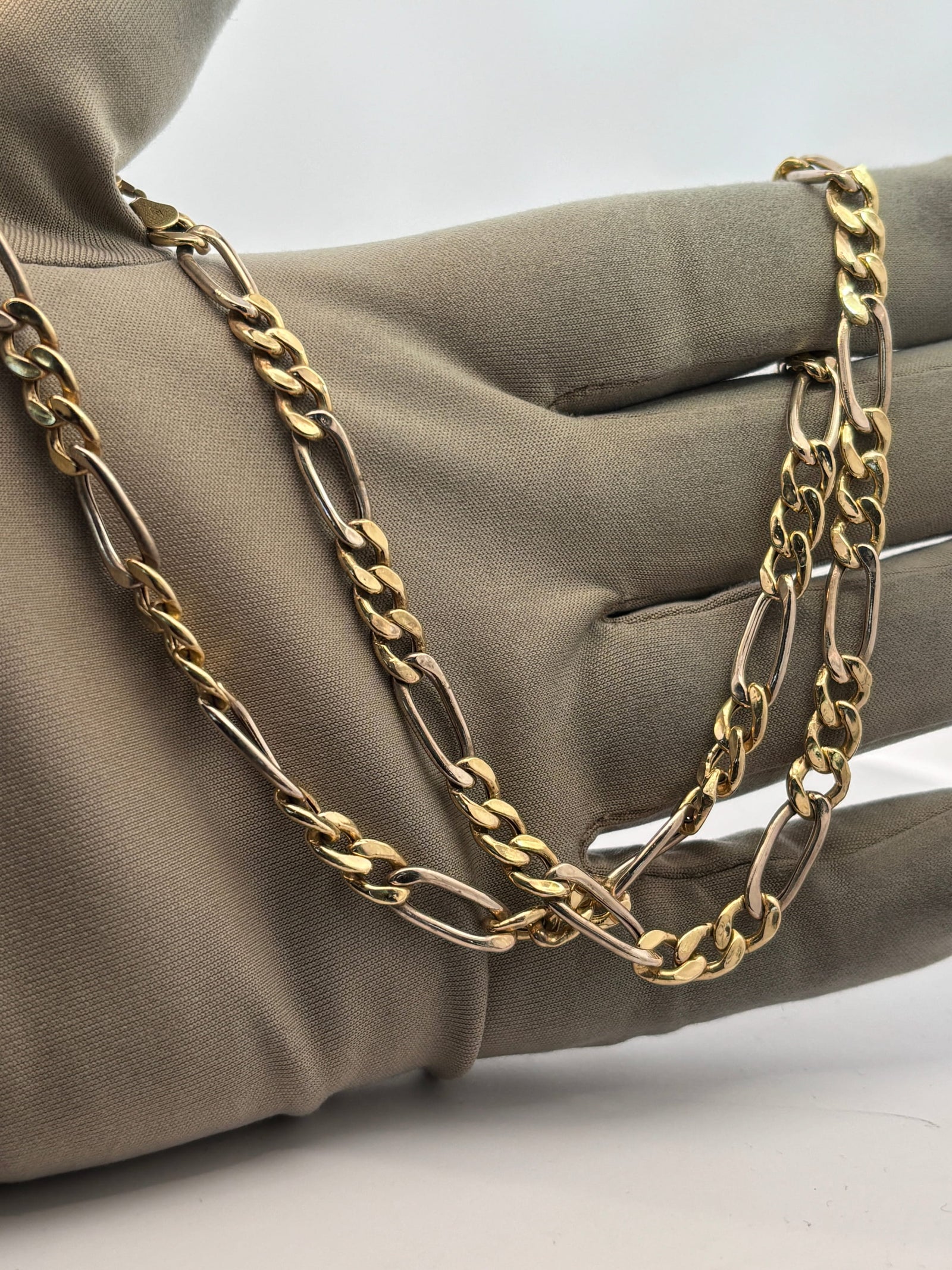 Bijoux Liquidation | Remise à Neuf 6mm figaro 2 tons