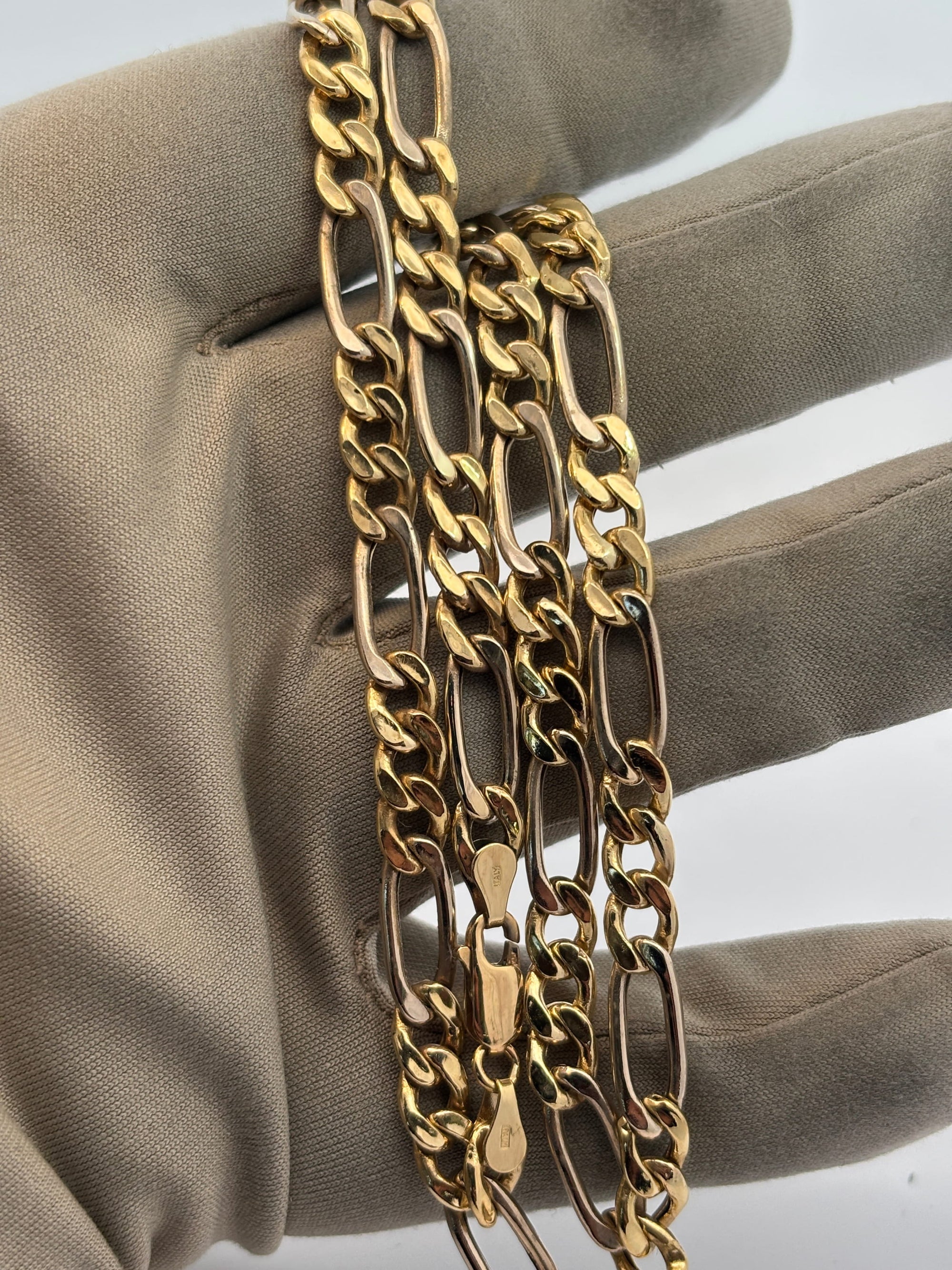 Bijoux Liquidation | Remise à Neuf 6mm figaro 2 tons