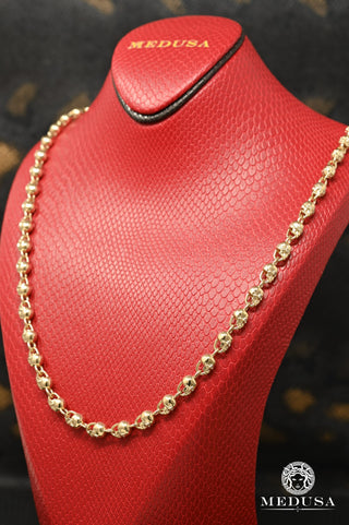 6mm Skull Bullet Diamond  - 22'' / Yellow Gold