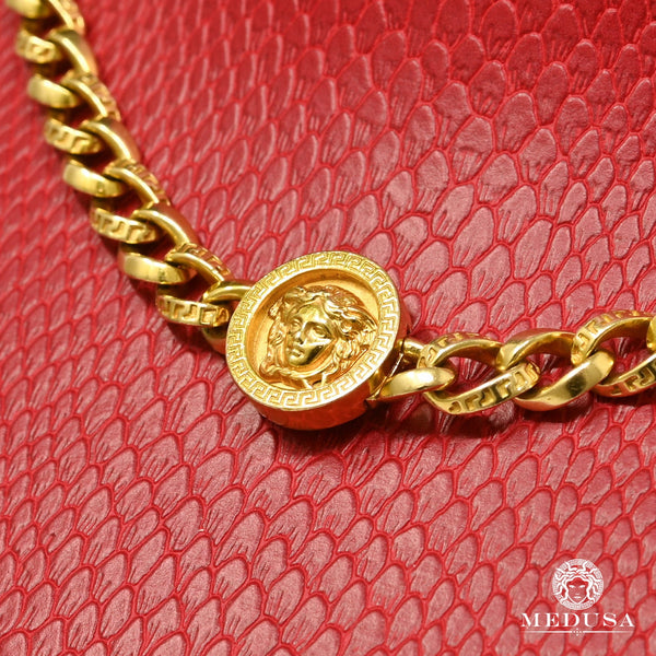 Versace Necklace Pendentif Homme Versace Medusa Chain Necklace