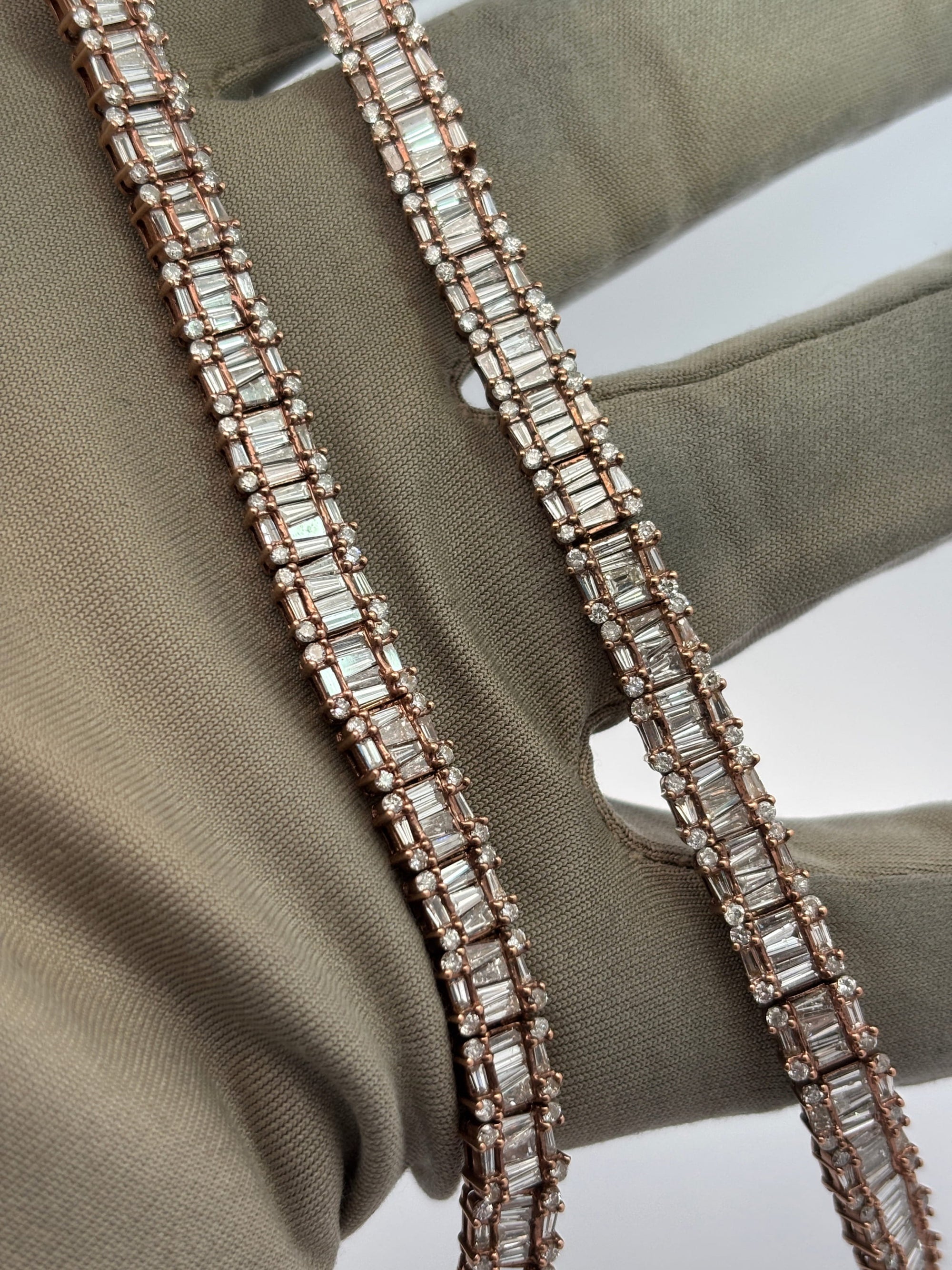 Bijoux Seconde Main | Remise à Neuf 7mm Tennis baguette Diamant