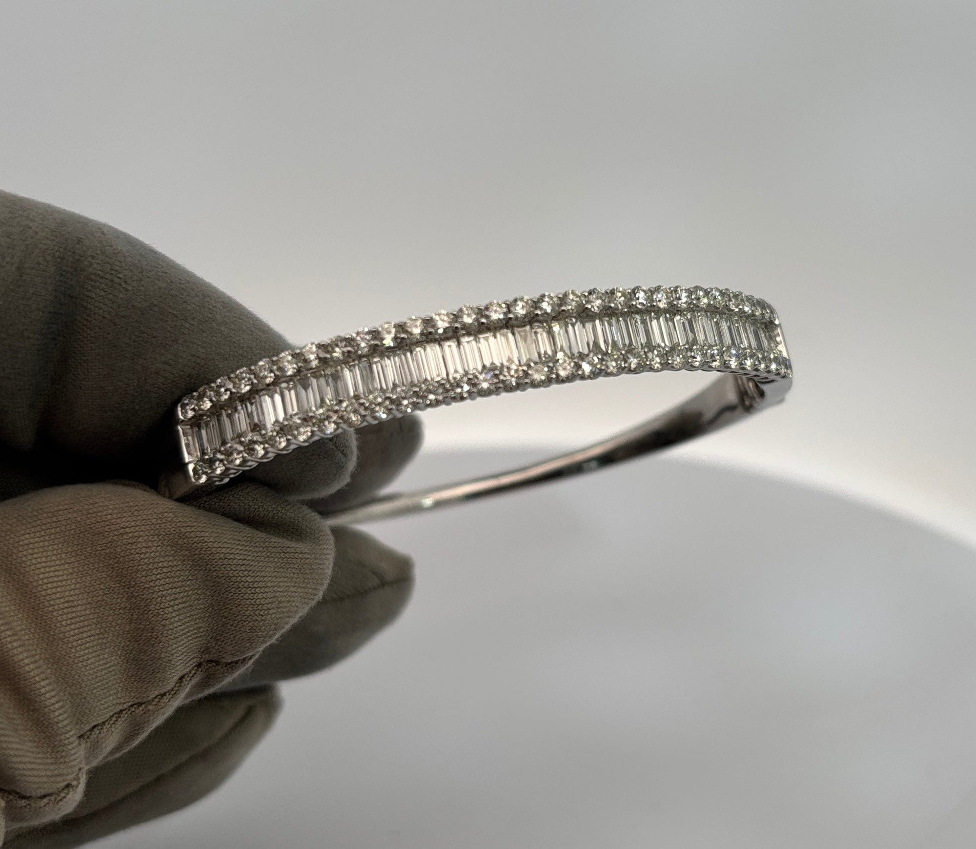 Bijoux Seconde Main | Remise à Neuf 8mm bracelet Bangle diamant