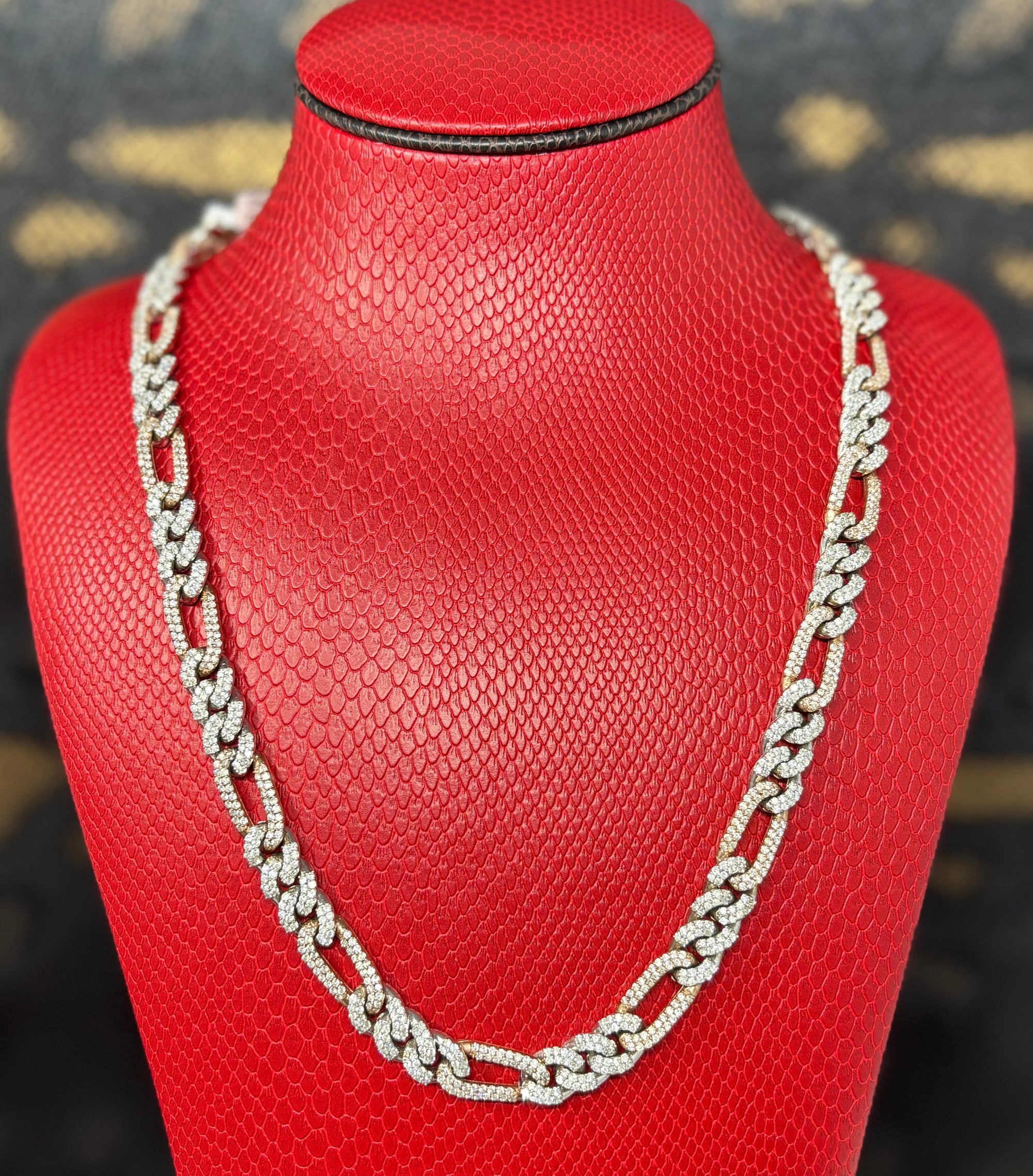 Bijoux Liquidation | Neuf 9.5mm Figaro diamant