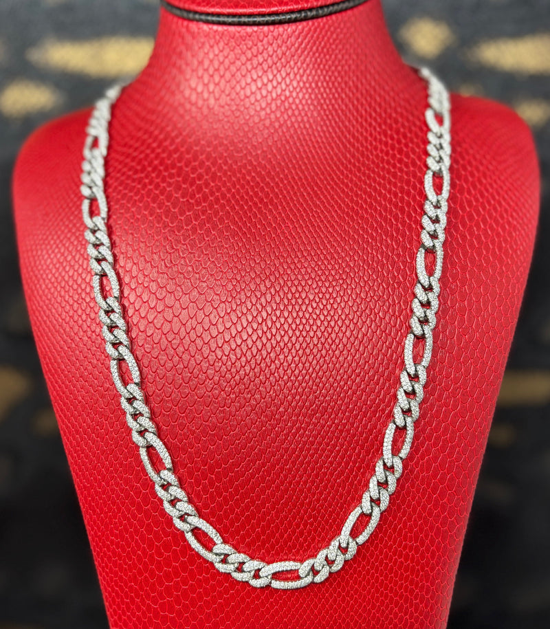 Bijoux Liquidation | Neuf 9mm Figaro diamant