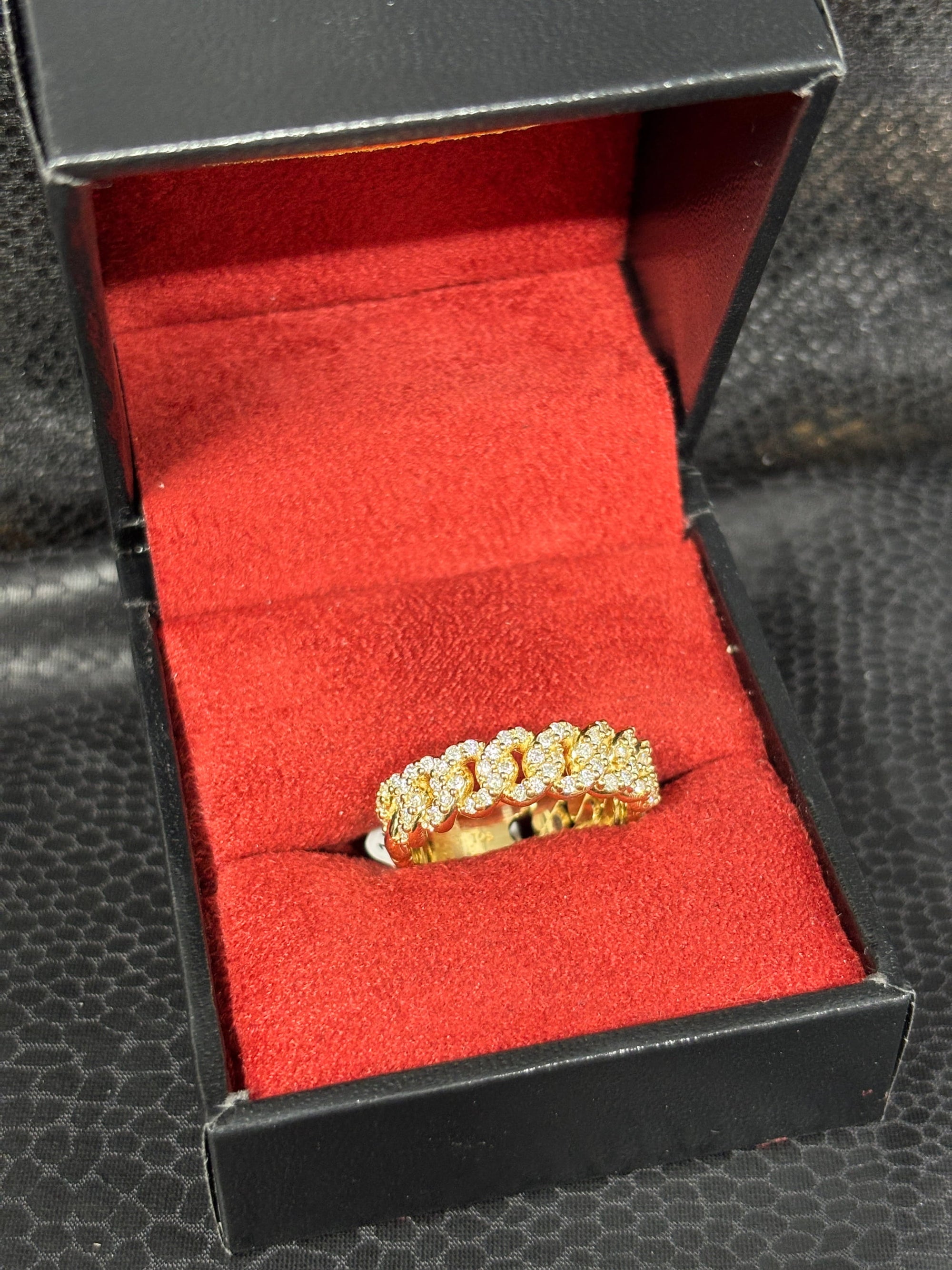 Bijoux Liquidation | Neuf Bague Cuban Diamant (SB30)