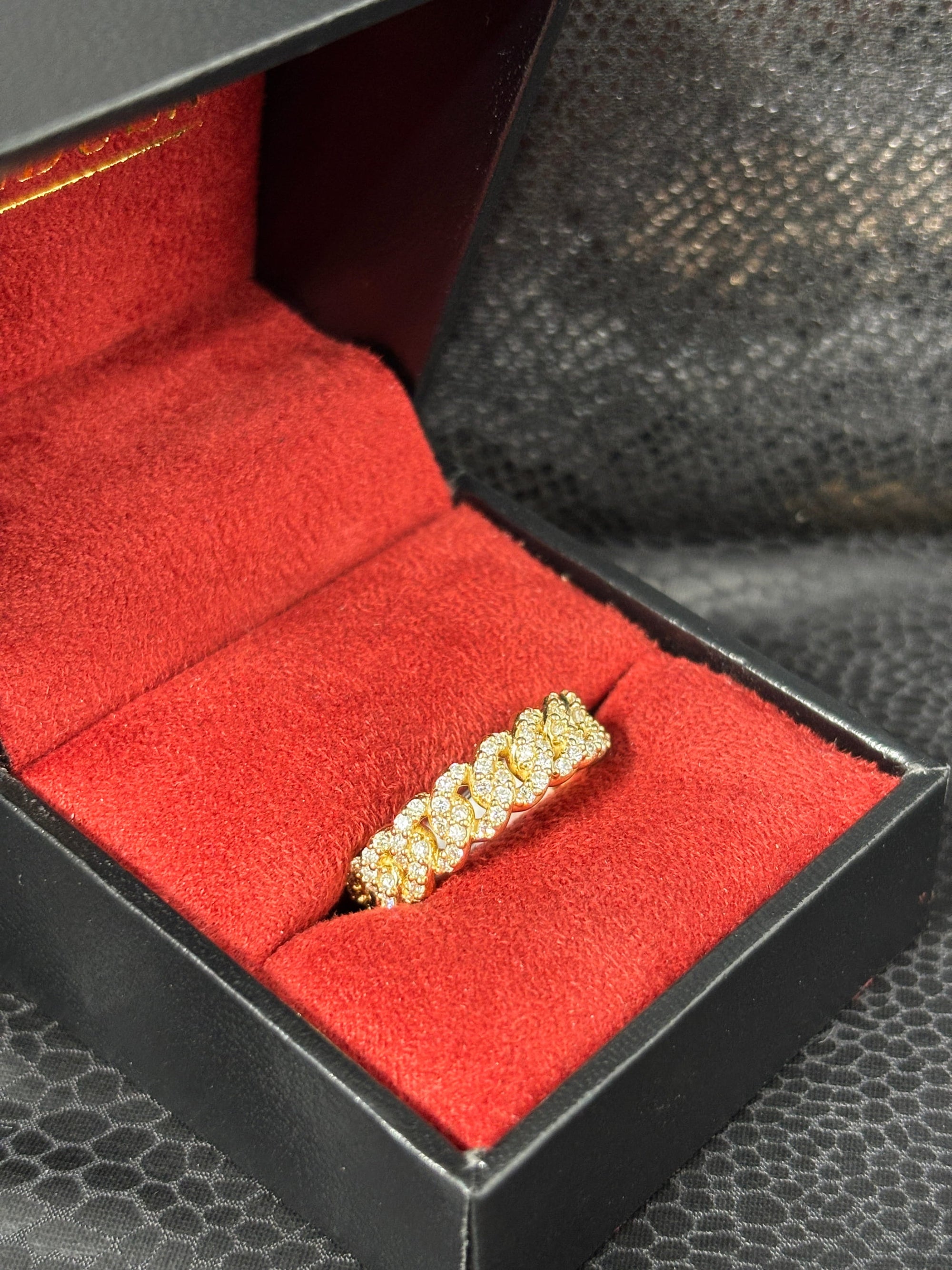 Bijoux Liquidation | Neuf Bague Cuban Diamant (SB30)