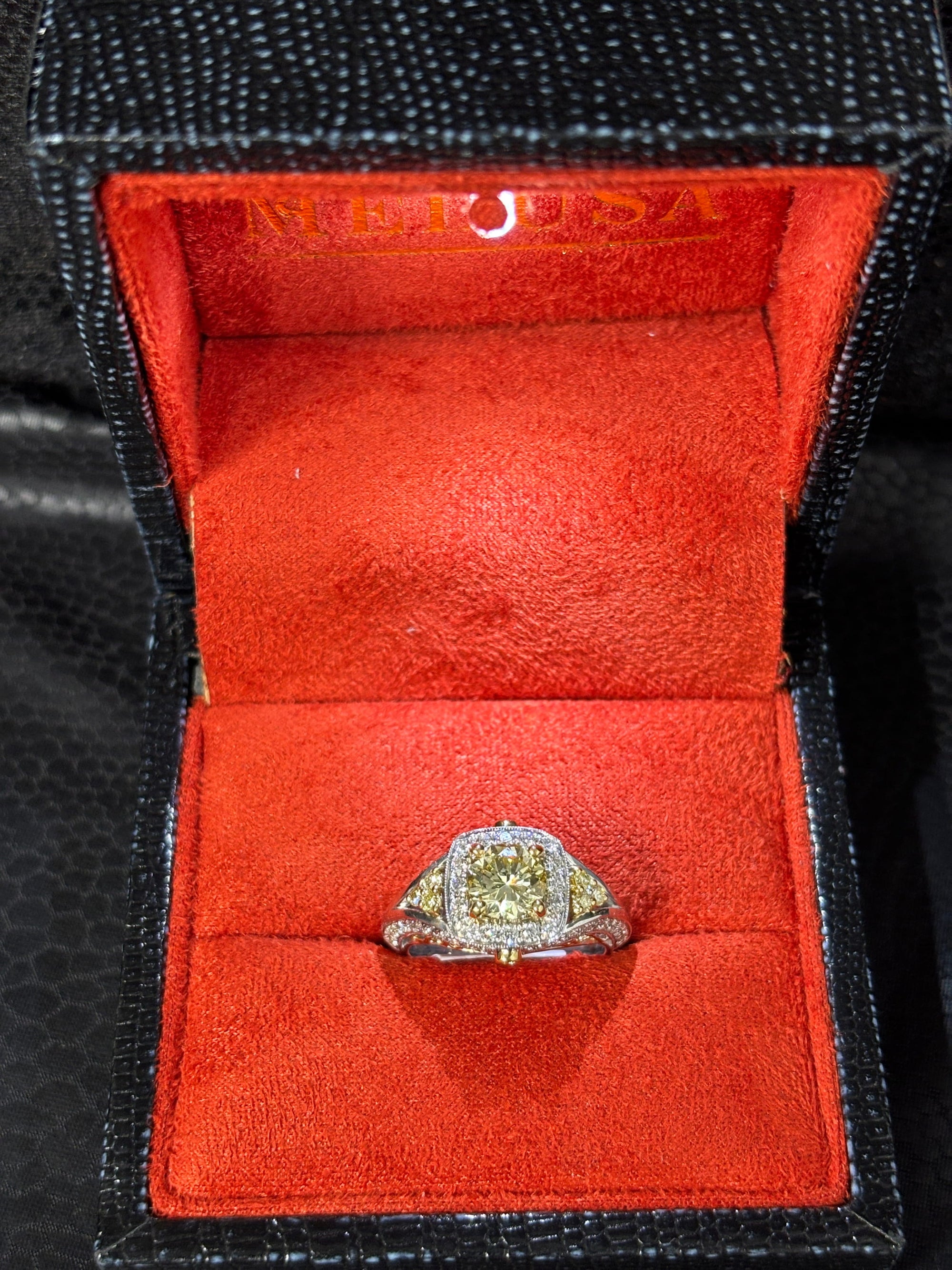 Bijoux Liquidation | Neuf Bague Diamant Canari (CBE7)