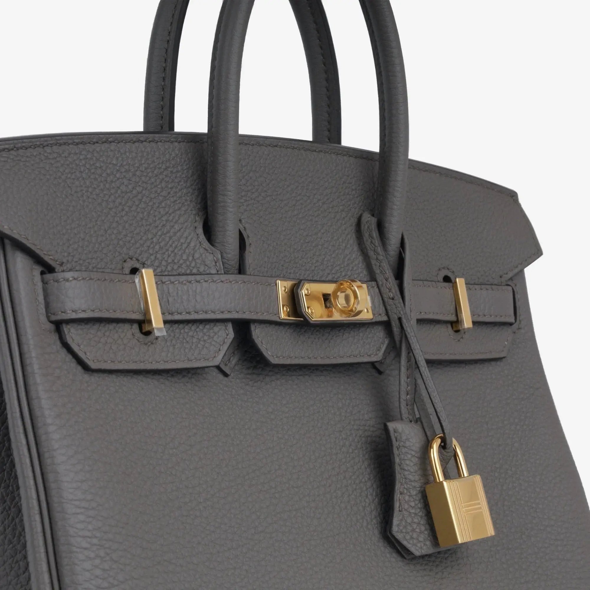 Hermès | Sacs à Main Birkin 25 Togo Gris Etain Gold Hardware
