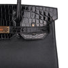 Hermès | Sacs à Main Birkin 30 Crocodile Black Rose Gold Hardware - BRAND NEW
