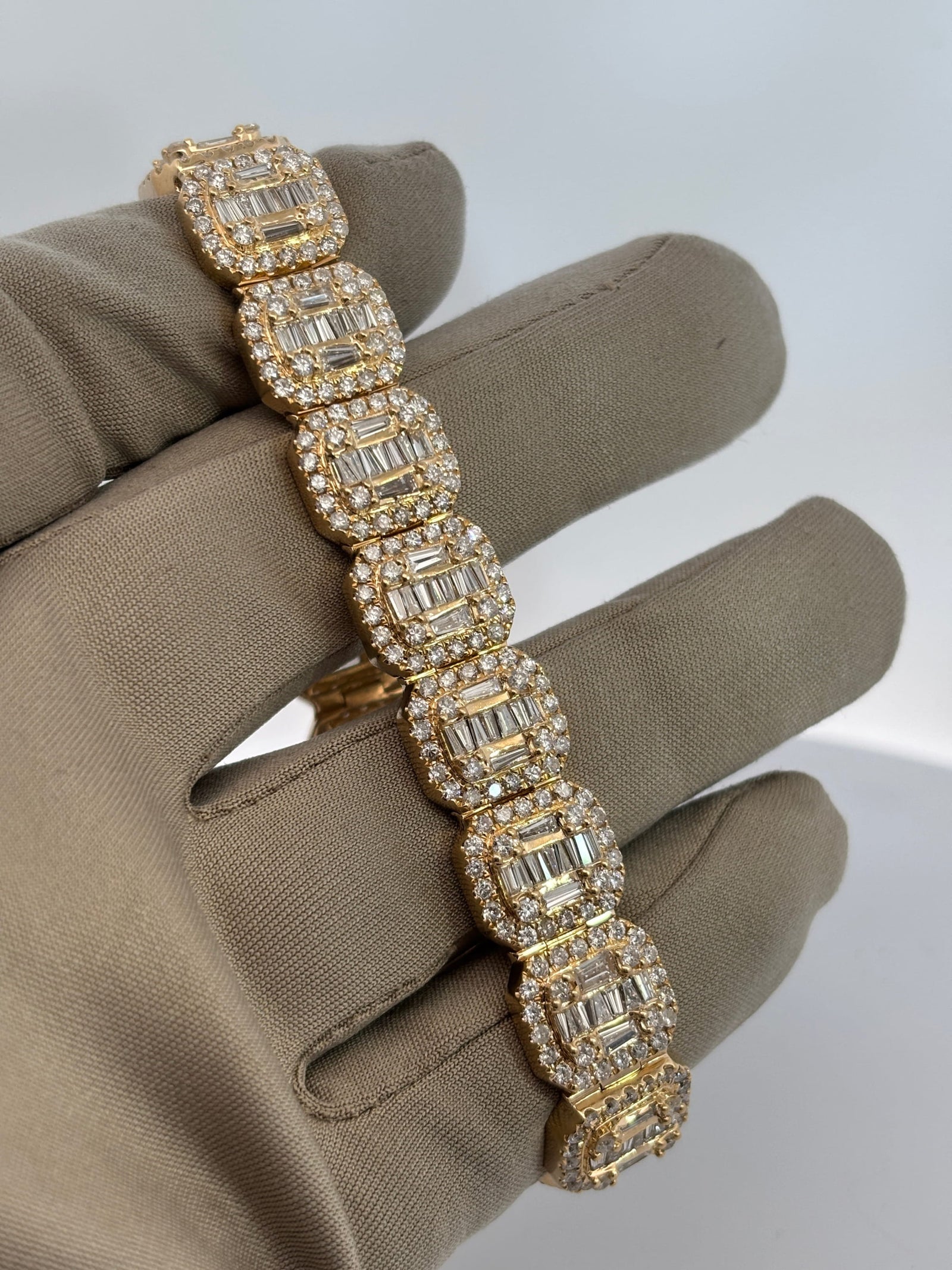 Bracelet 13mm Tennis baguette