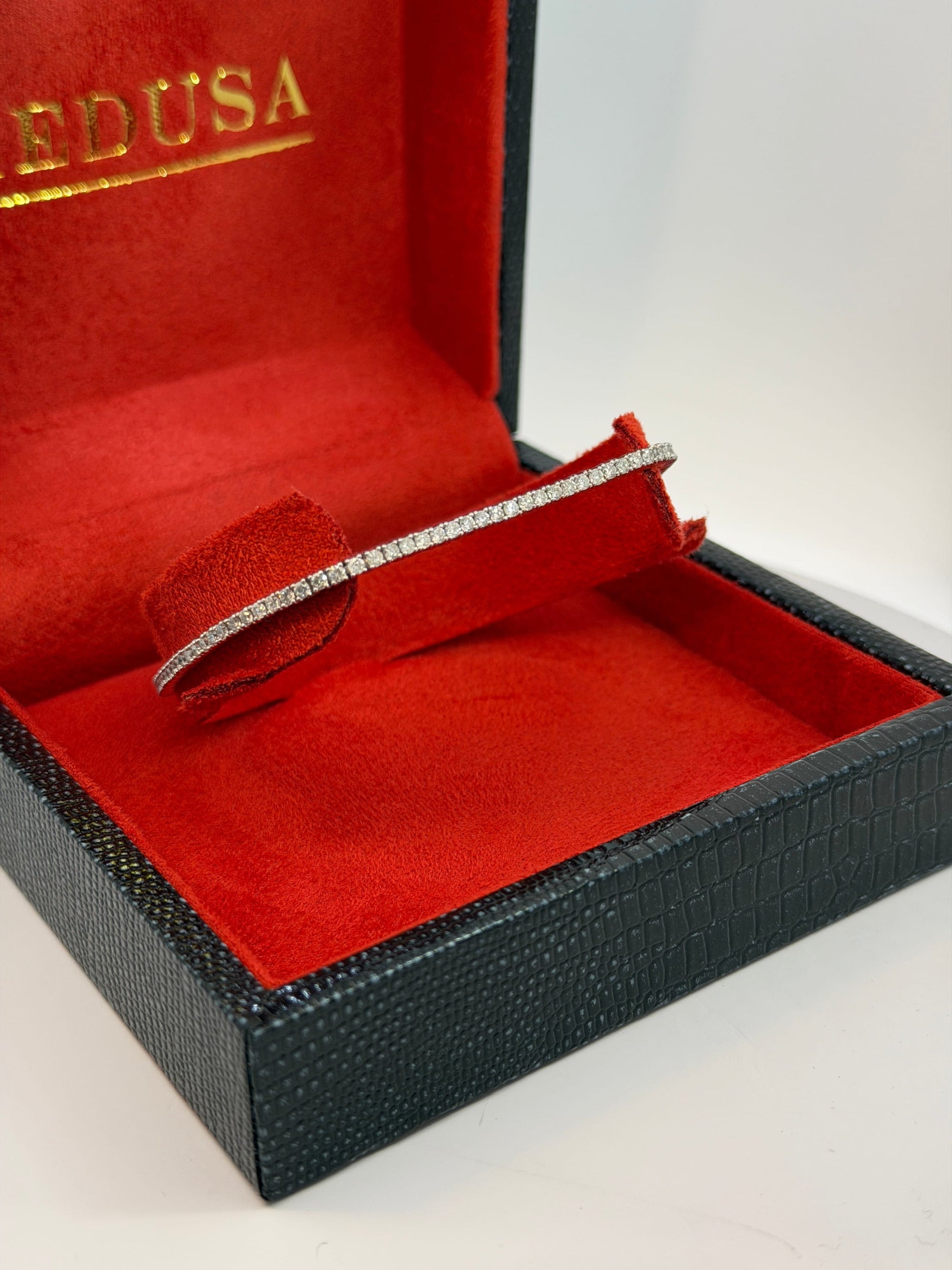 Bijoux Liquidation | Neuf Bracelet 2.2mm Tennis or blanc
