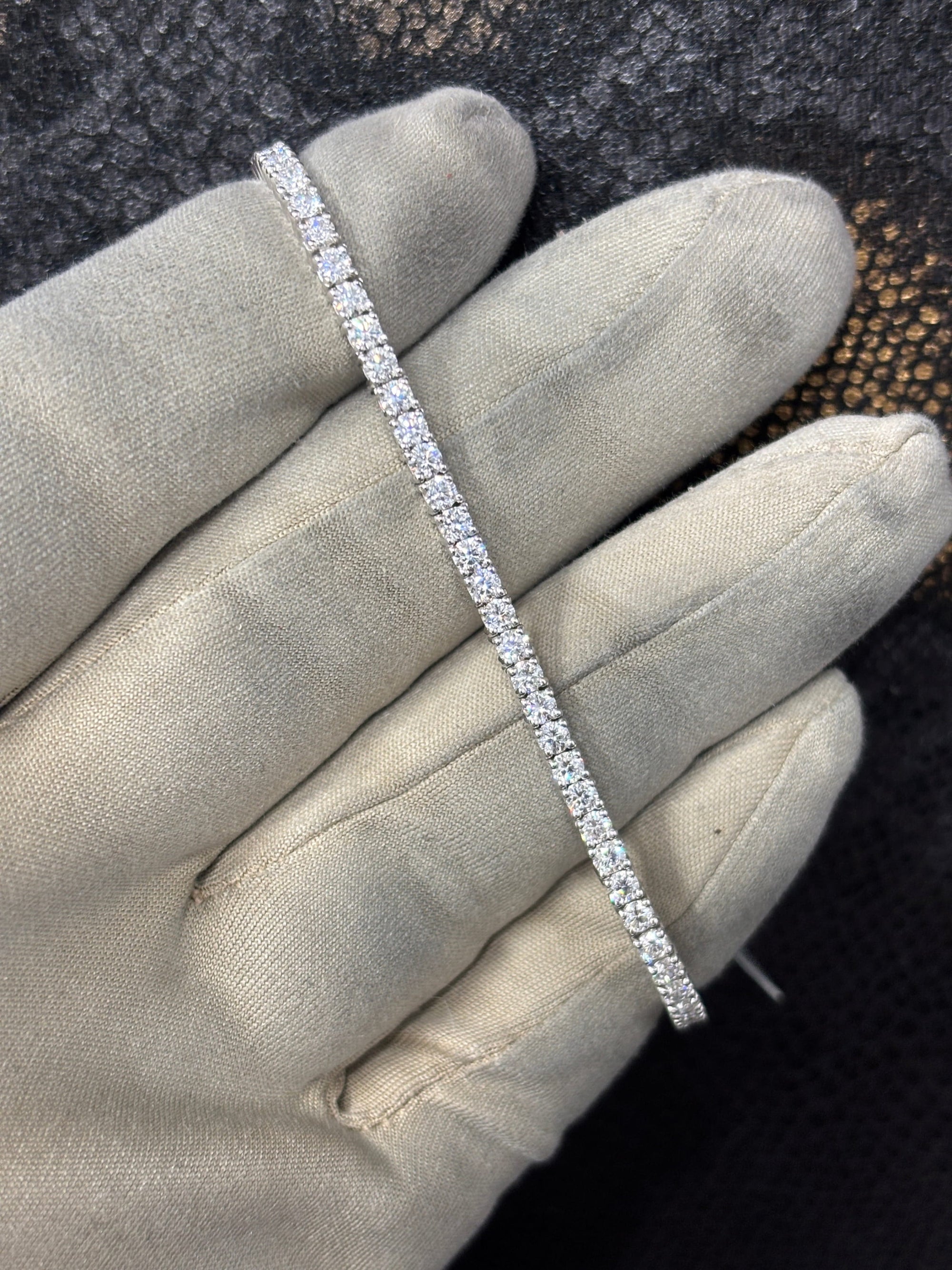 Bijoux Liquidation | Neuf Bracelet 3mm Tennis LAB (CB)