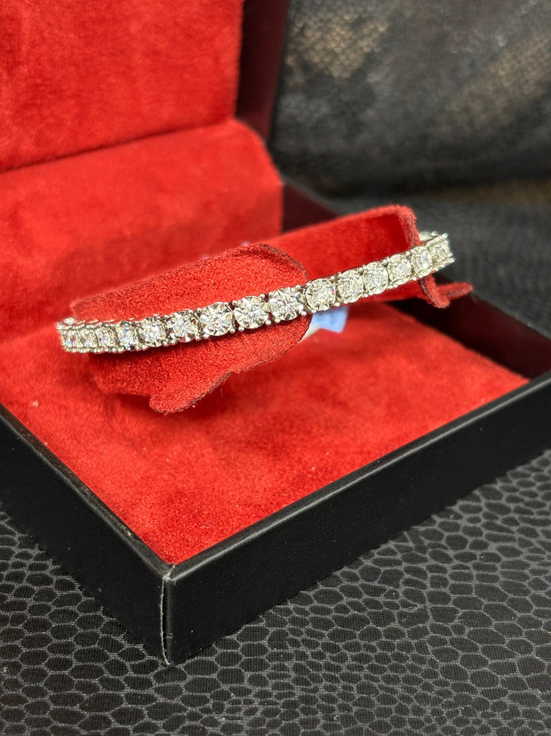 Bijoux Liquidation | Neuf Bracelet 4.5mm Tennis LAB (CB)