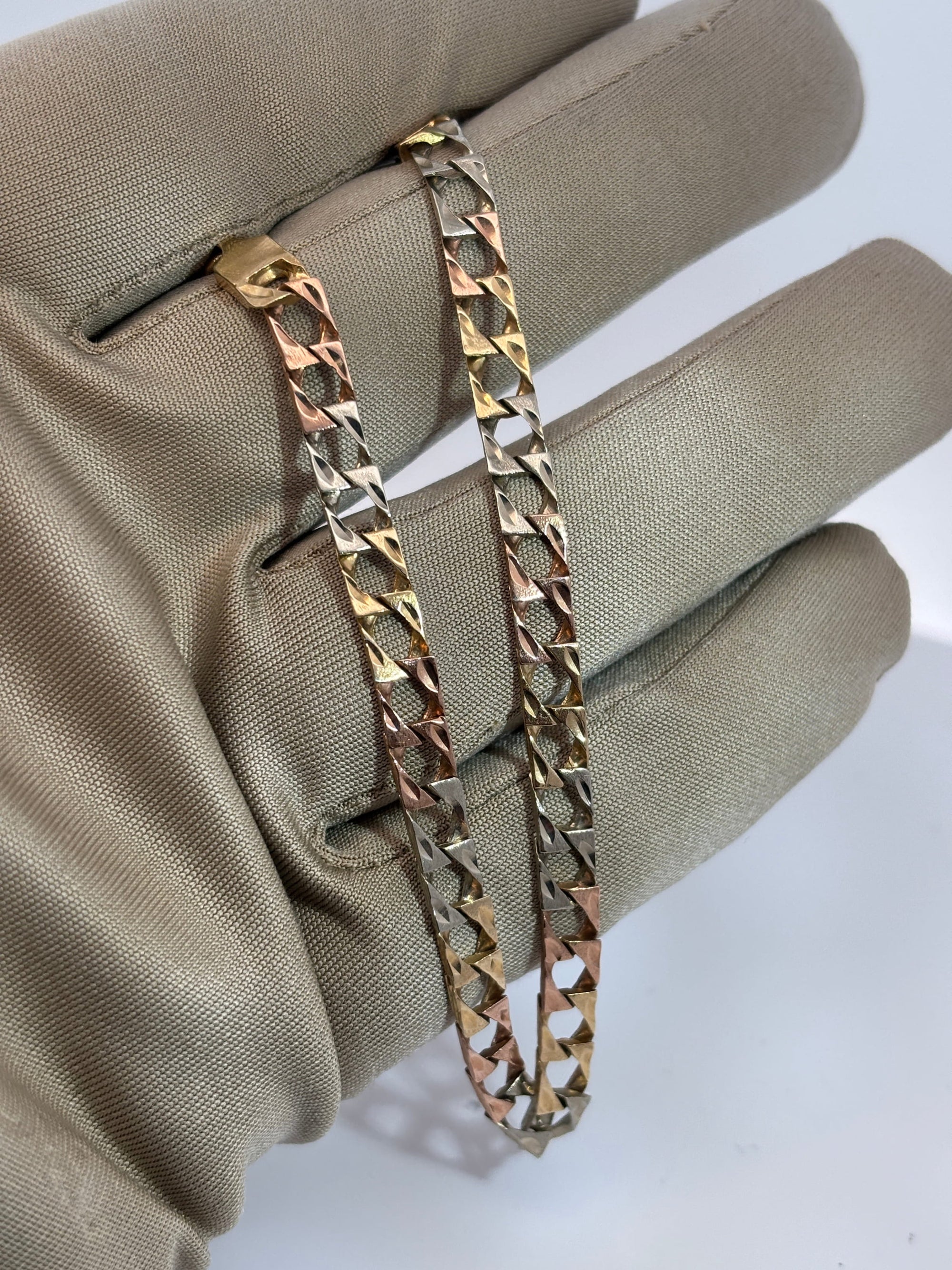Bijoux Liquidation | Remise à Neuf Bracelet 5mm meshy 3 tons