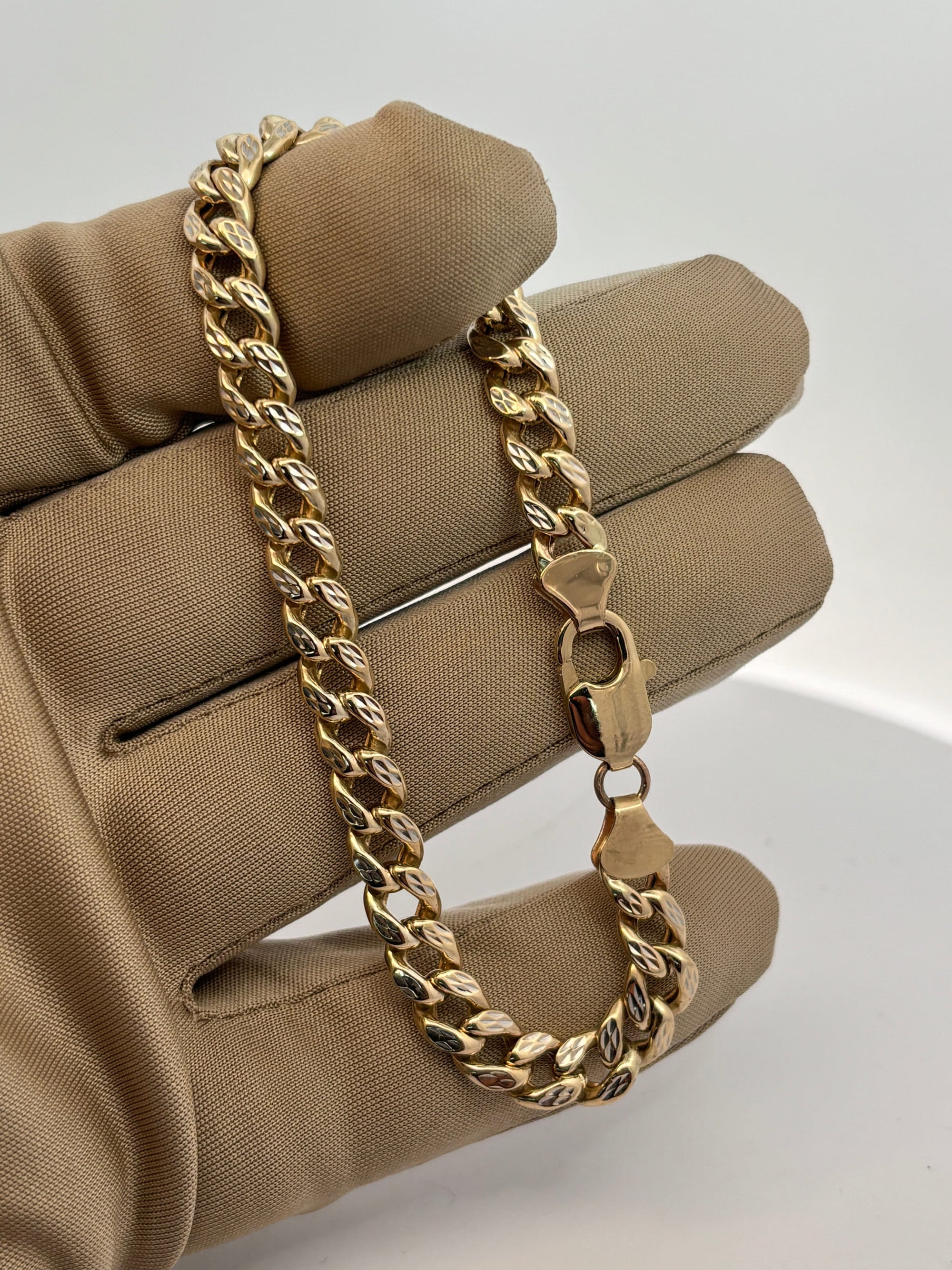 Bijoux Liquidation | Remise à Neuf Bracelet 6.6mm Cuban link Diamond cut