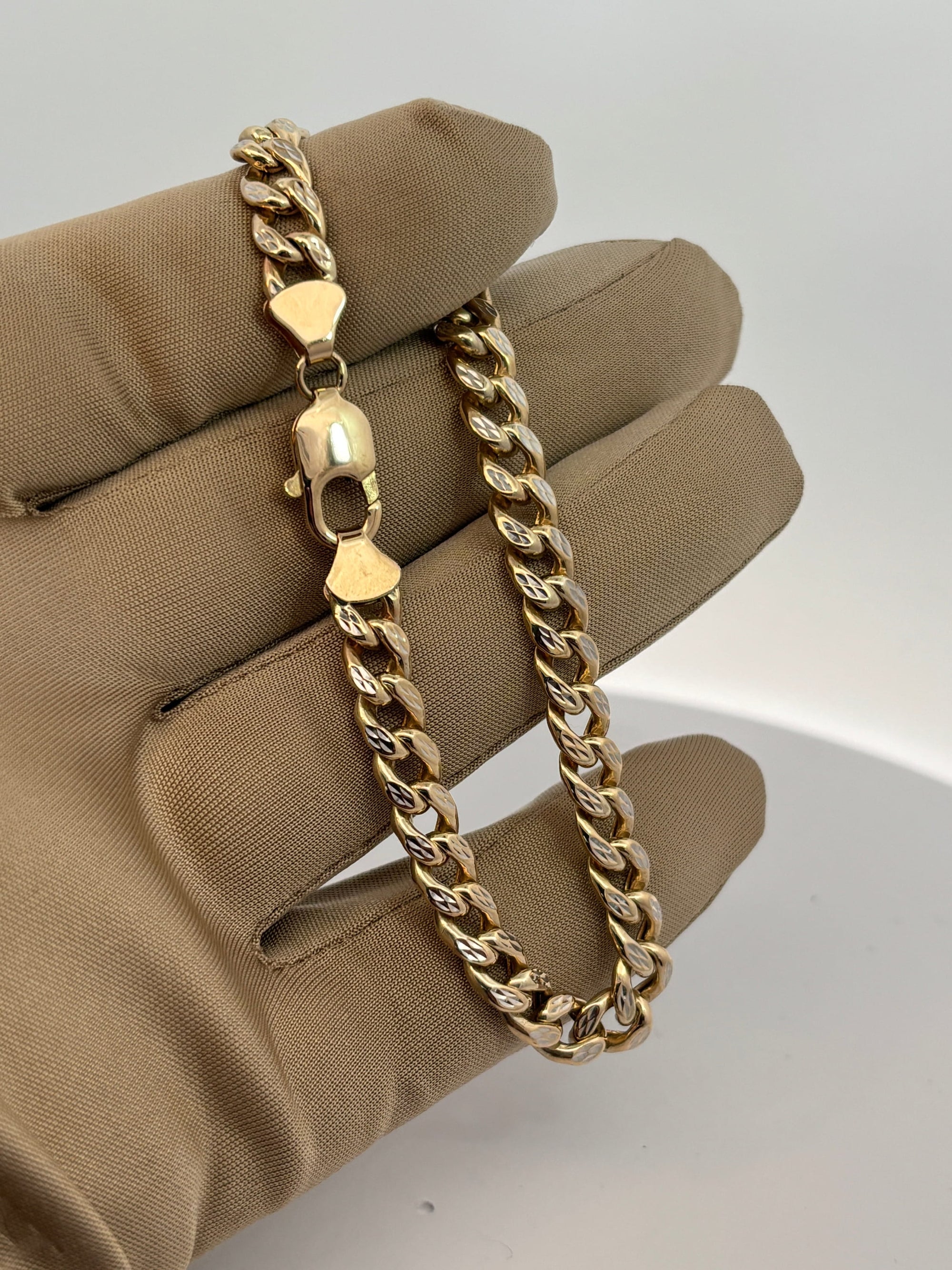Bijoux Liquidation | Remise à Neuf Bracelet 6.7mm Cuban link diamond cut