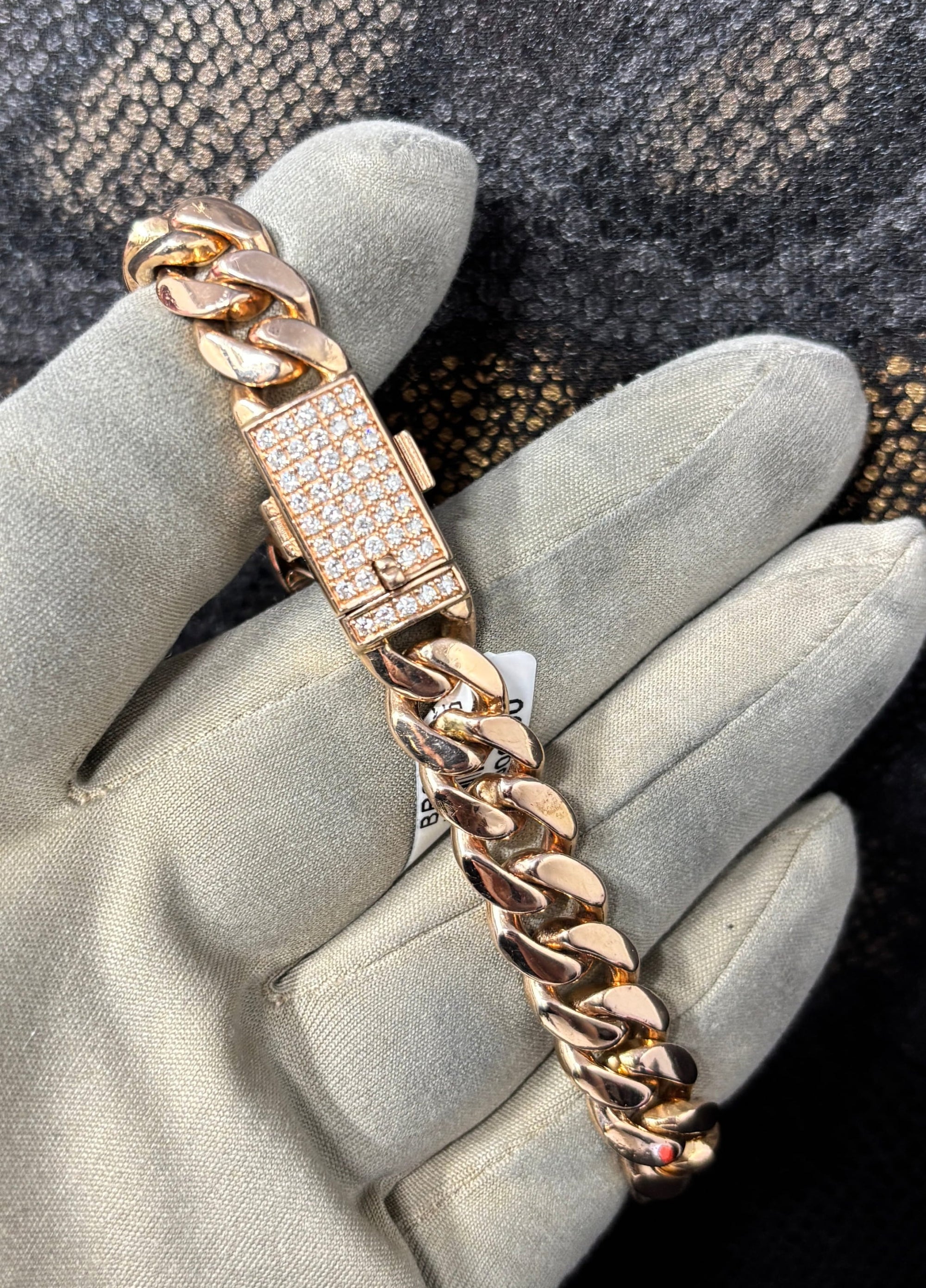 Bracelet Cuban Diamond Lock (SB9)
