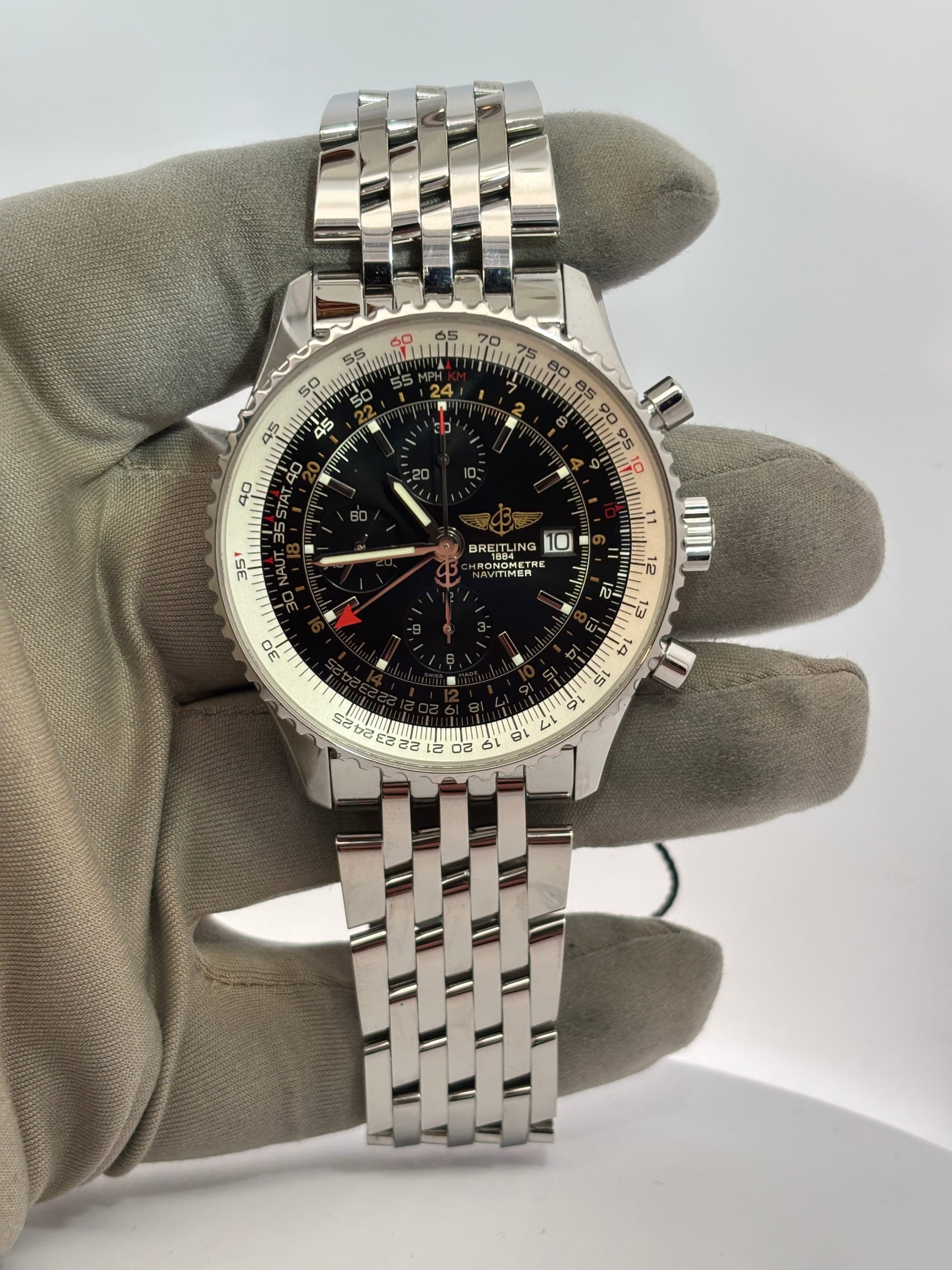 Bijoux Seconde Main | Remise à Neuf Breitling Navtimer World