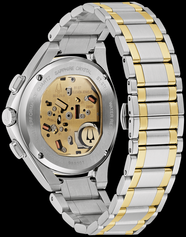 Montre Bulova | Montre Homme Bulova Curv - 98A301 Or 2 Tons