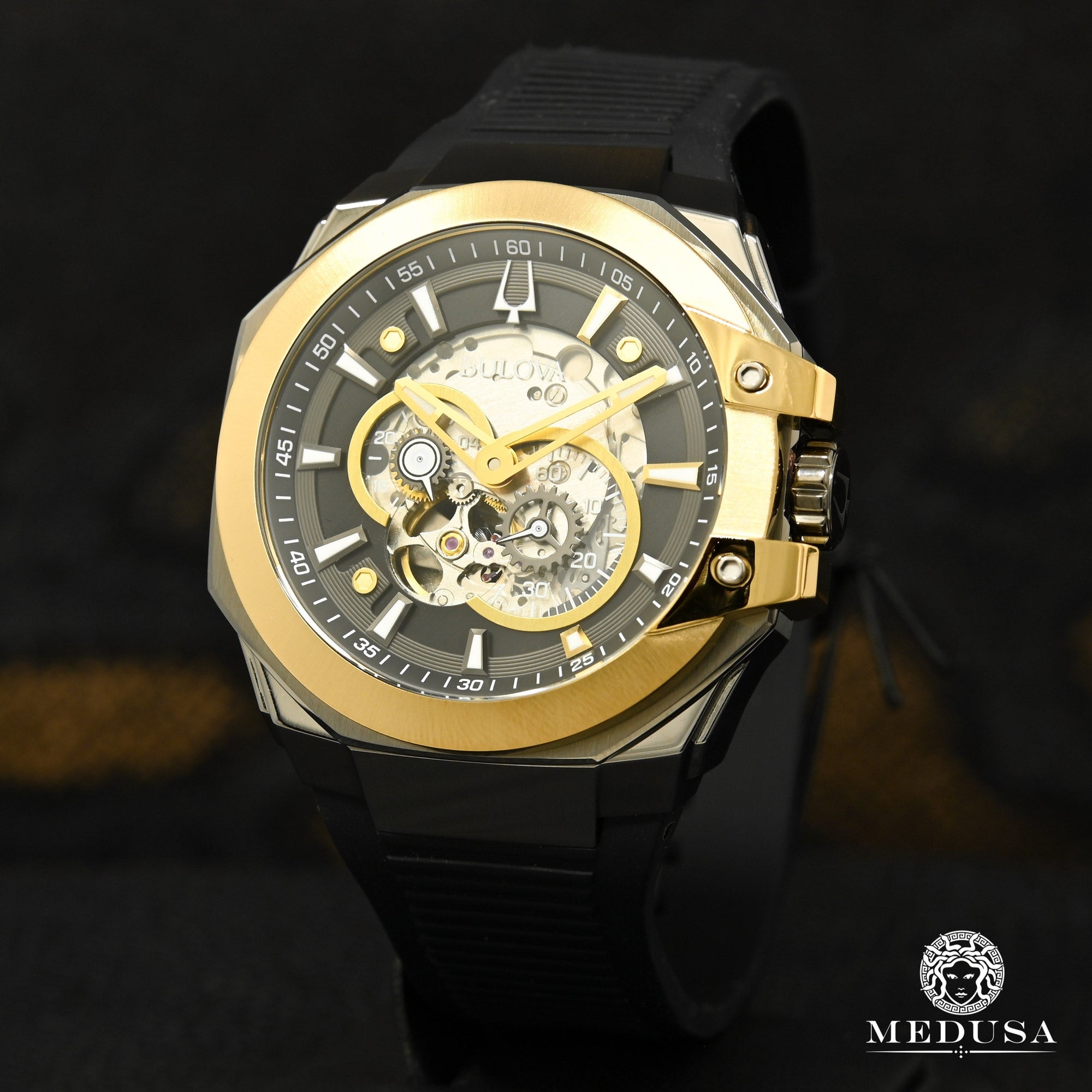 Montre Bulova | Homme Maquina Marc Anthony - 98A310 Or Jaune