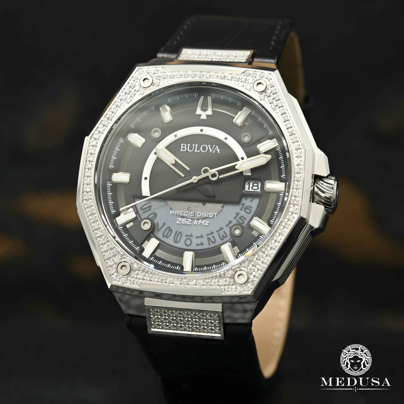 Bulova Watch Bulova Precisionist 96J121 Men's Watch Medusa