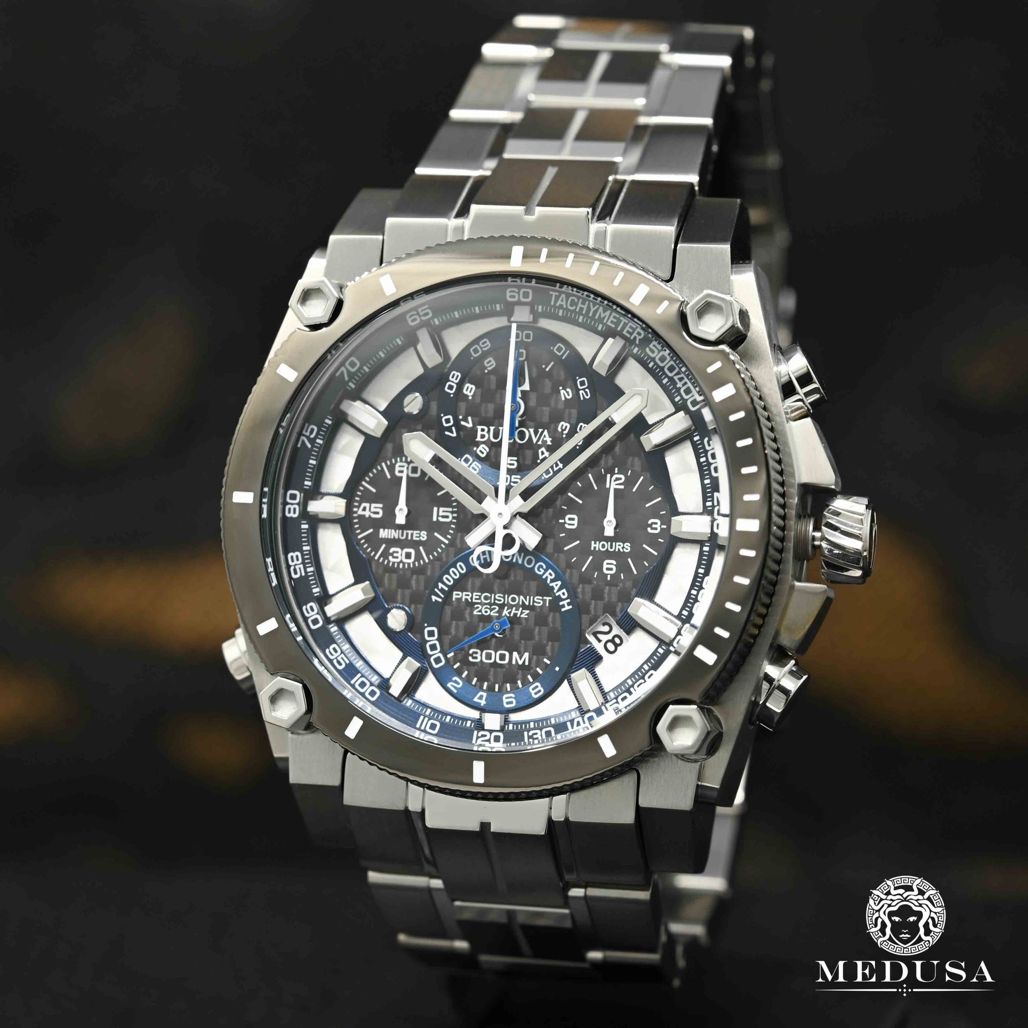 Montre Bulova | Homme Precisionist - 98B316 Stainless
