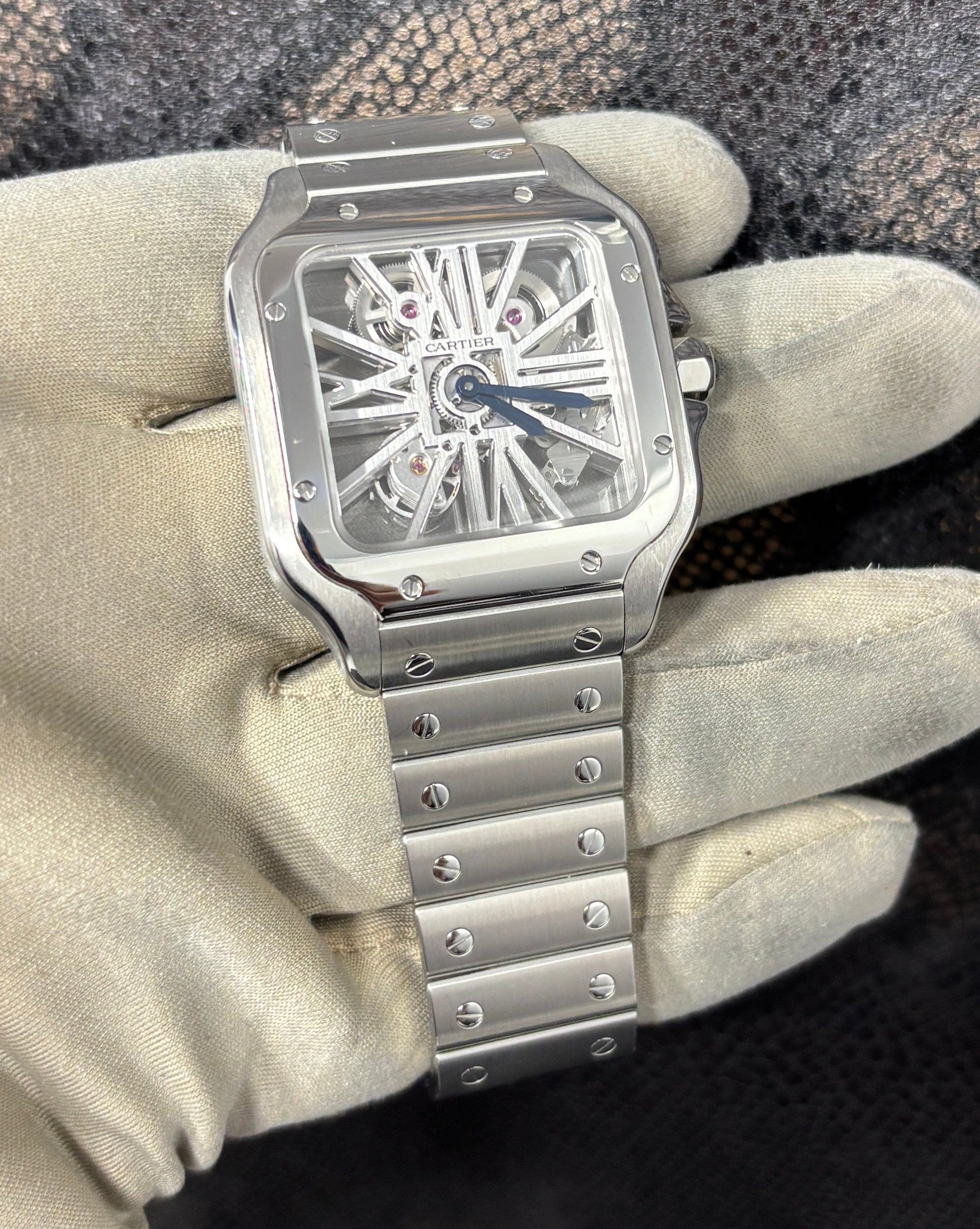 Bijoux Seconde Main | Remise à Neuf Cartier 40mm Skeleton