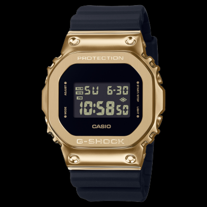 Montre G-Shock | Montre Homme Casio G-SHOCK Digital Series GM-5600G-9 Or Jaune