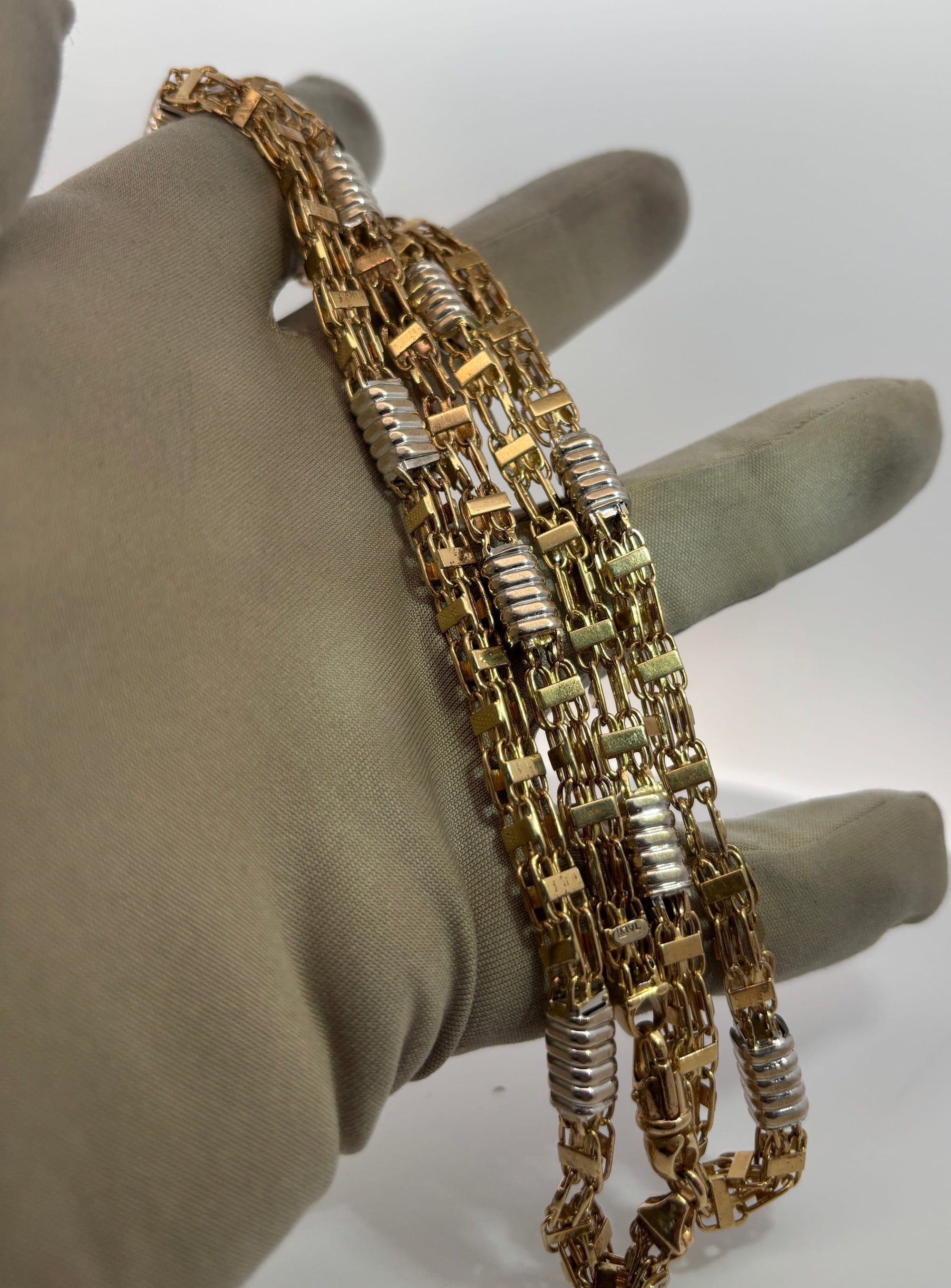 Bijoux Seconde Main | Remise à Neuf Chaine 7mm Fancy Barrel Link