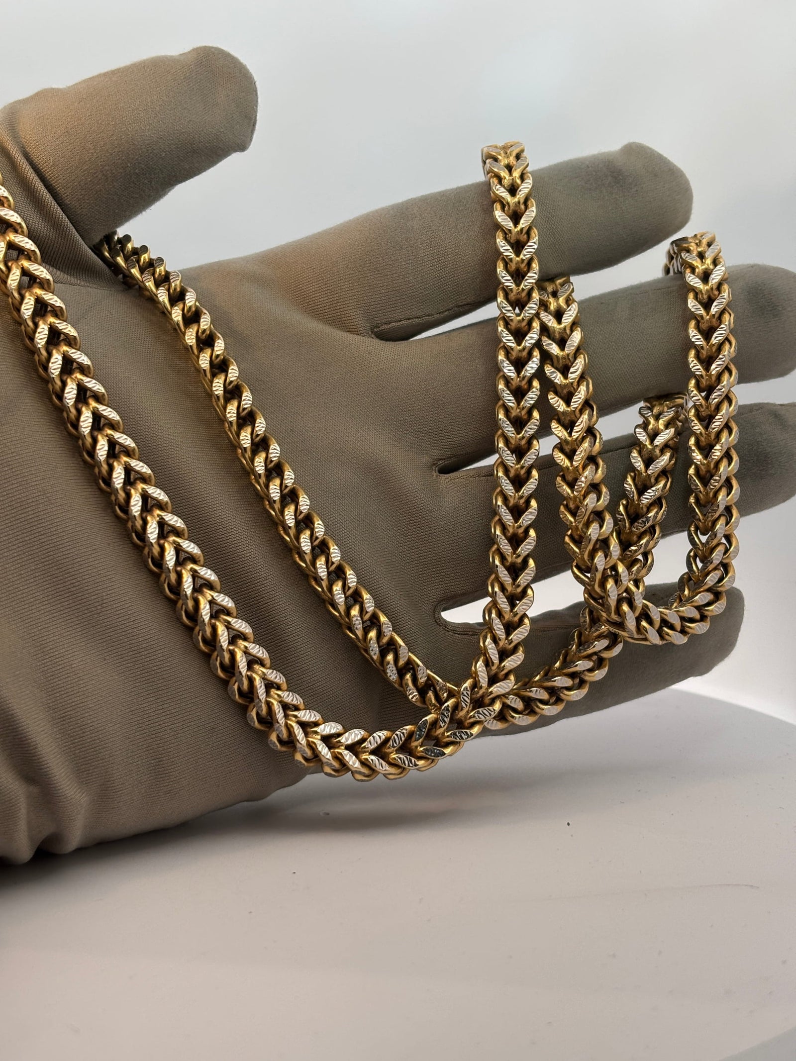 Chaine 7mm Franco Diamond Cut