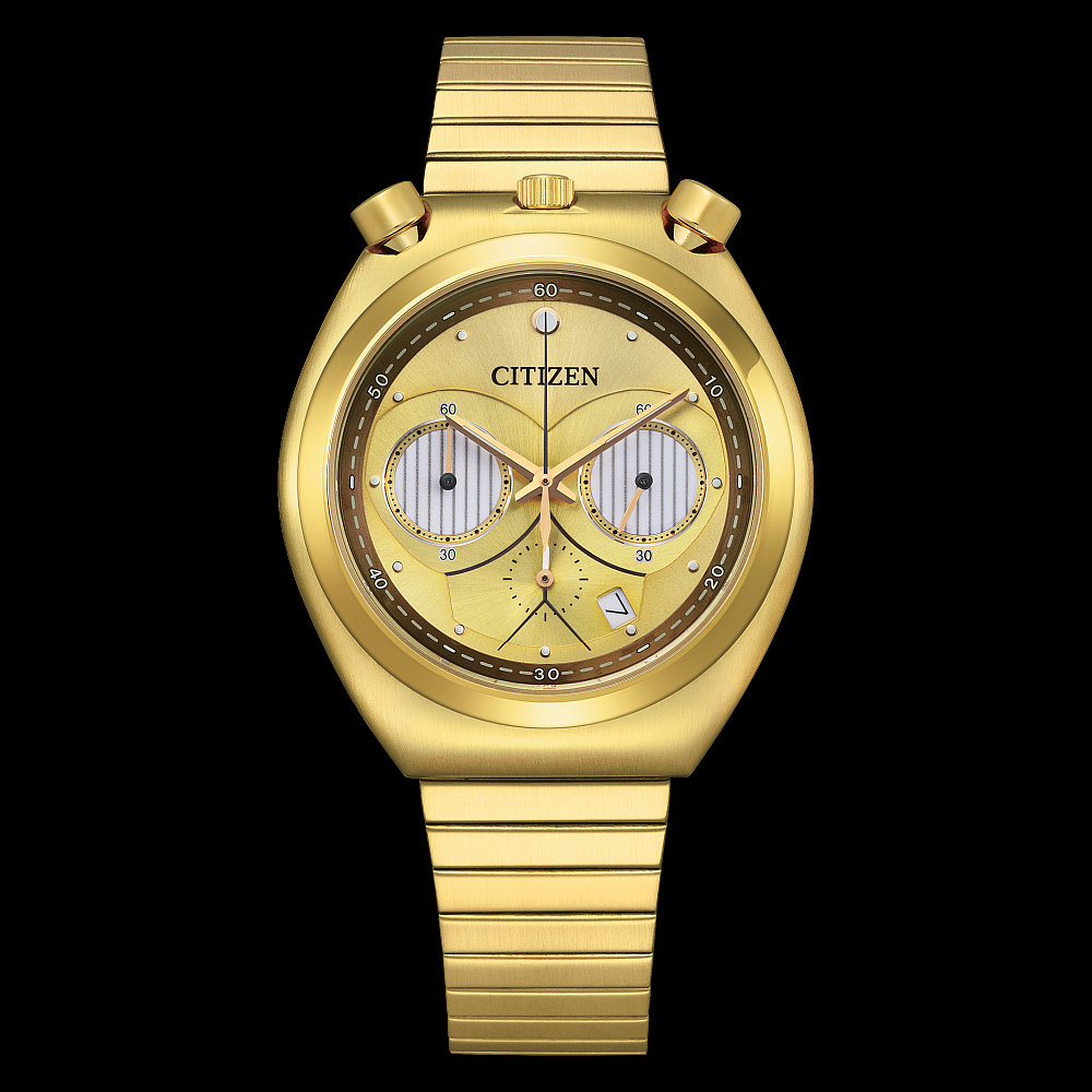 Montre Citizen | Montre Homme Citizen C-3PO AN3662-51W Or Jaune