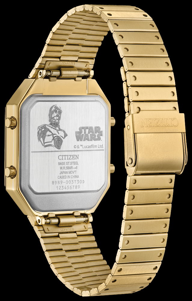 Montre Citizen | Montre Homme Citizen C-3PO JG2123-59E Or Jaune