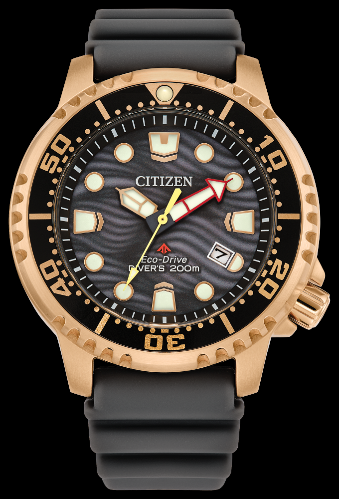 Montre Citizen | Montre Homme Citizen Promaster Dive BN0163-00H Or Rose