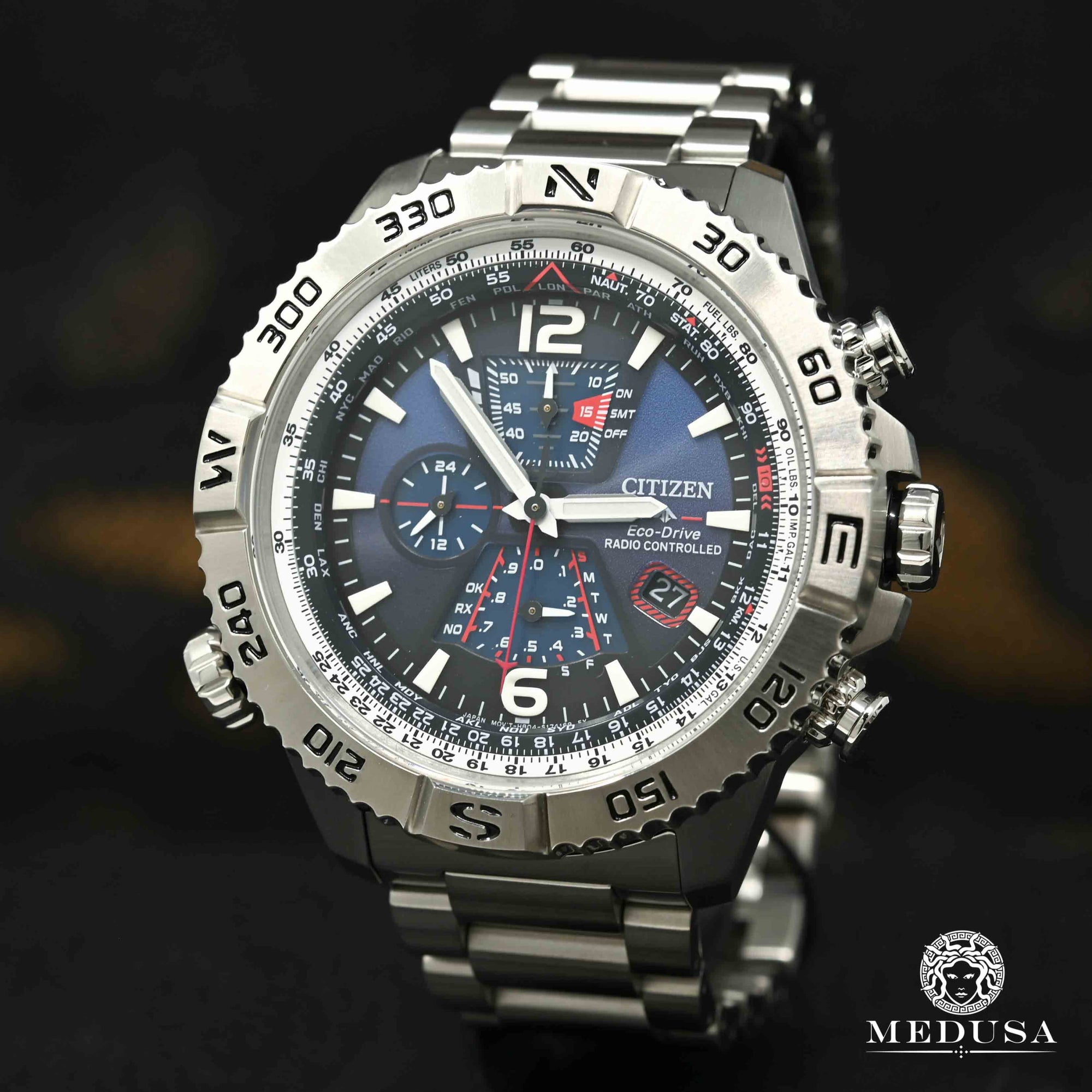 Montre Citizen | Homme Promaster Navihawk AT8220 - 55L Stainless