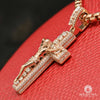 Pendentif à Diamants en Or 14K | Pendentif Croix Crucifix D2 - Diamant